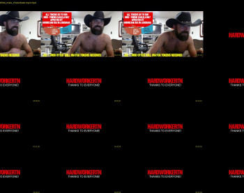 hardworkertn — 4 minute Chaturbate male cam show recording, 720p, Sep 1, 2021
