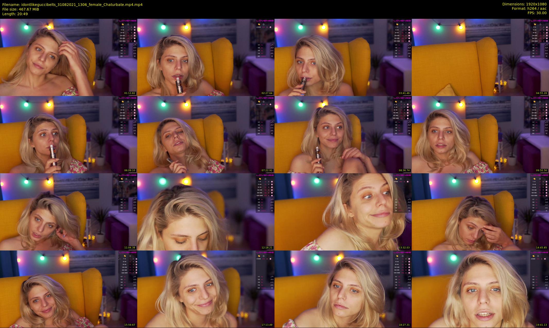 idontlikeguccibelts — 21 minute Chaturbate female cam show recording, 1080p, Aug 31, 2021