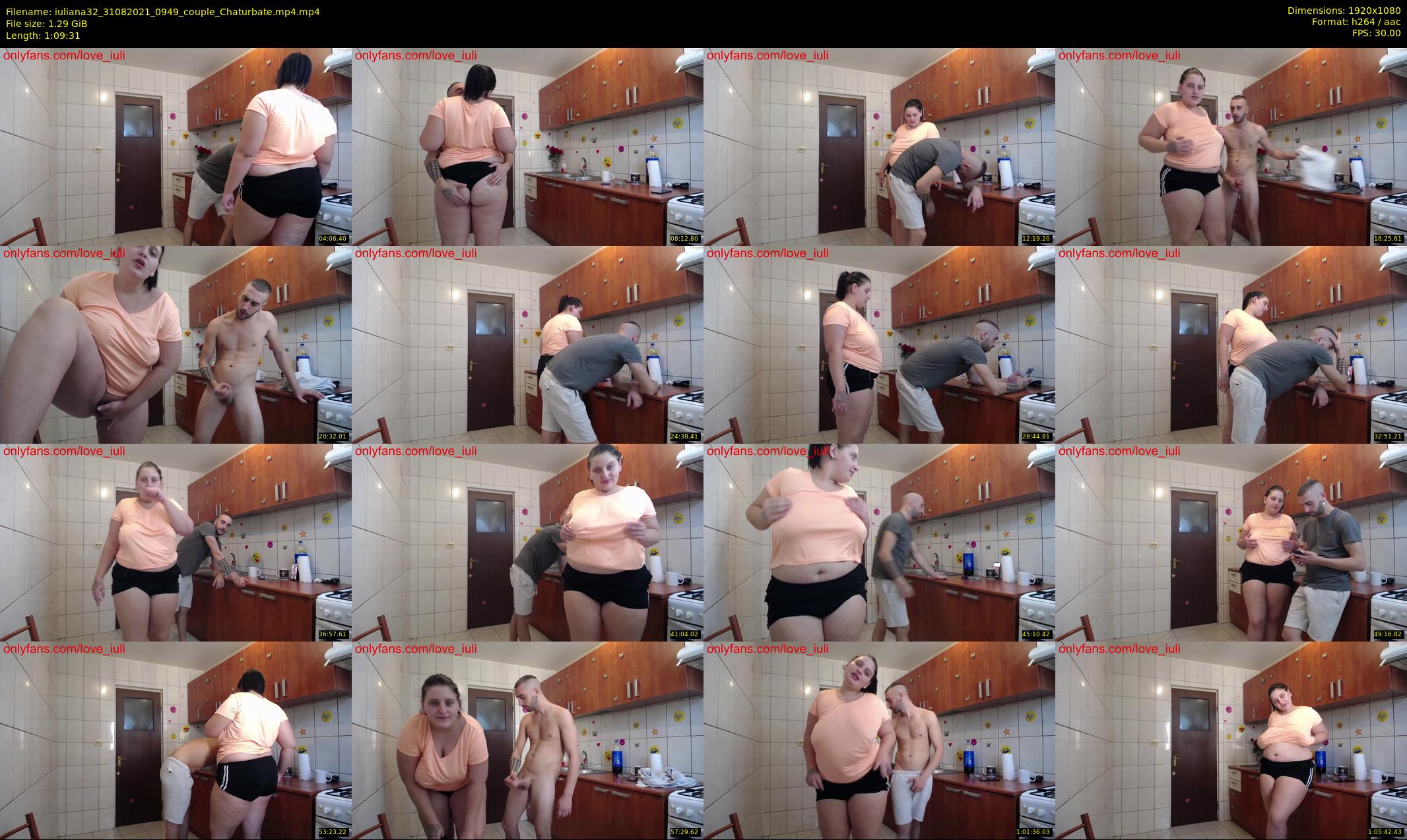 iuliana32 — 70 minute Chaturbate couple cam show recording, 1080p, Aug 31, 2021