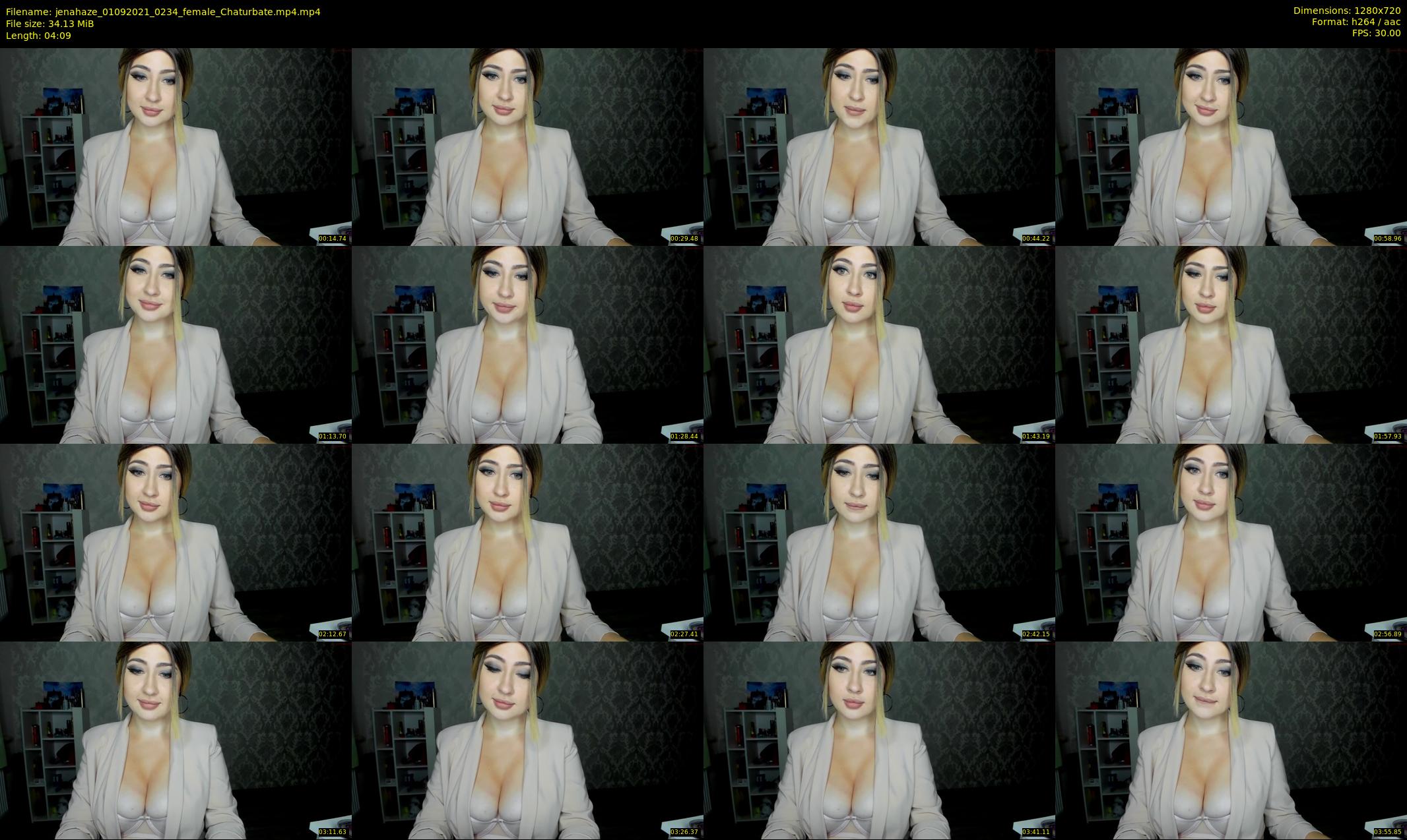 jenahaze — 5 minute Chaturbate female cam show recording, 720p, Sep 1, 2021
