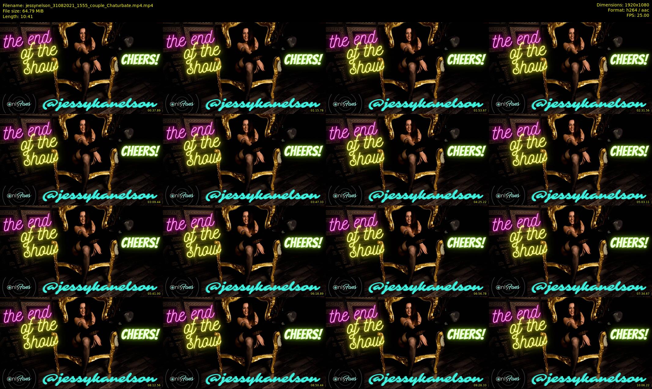 jessynelson — 11 minute Chaturbate female cam show recording, 1080p, Aug 31, 2021