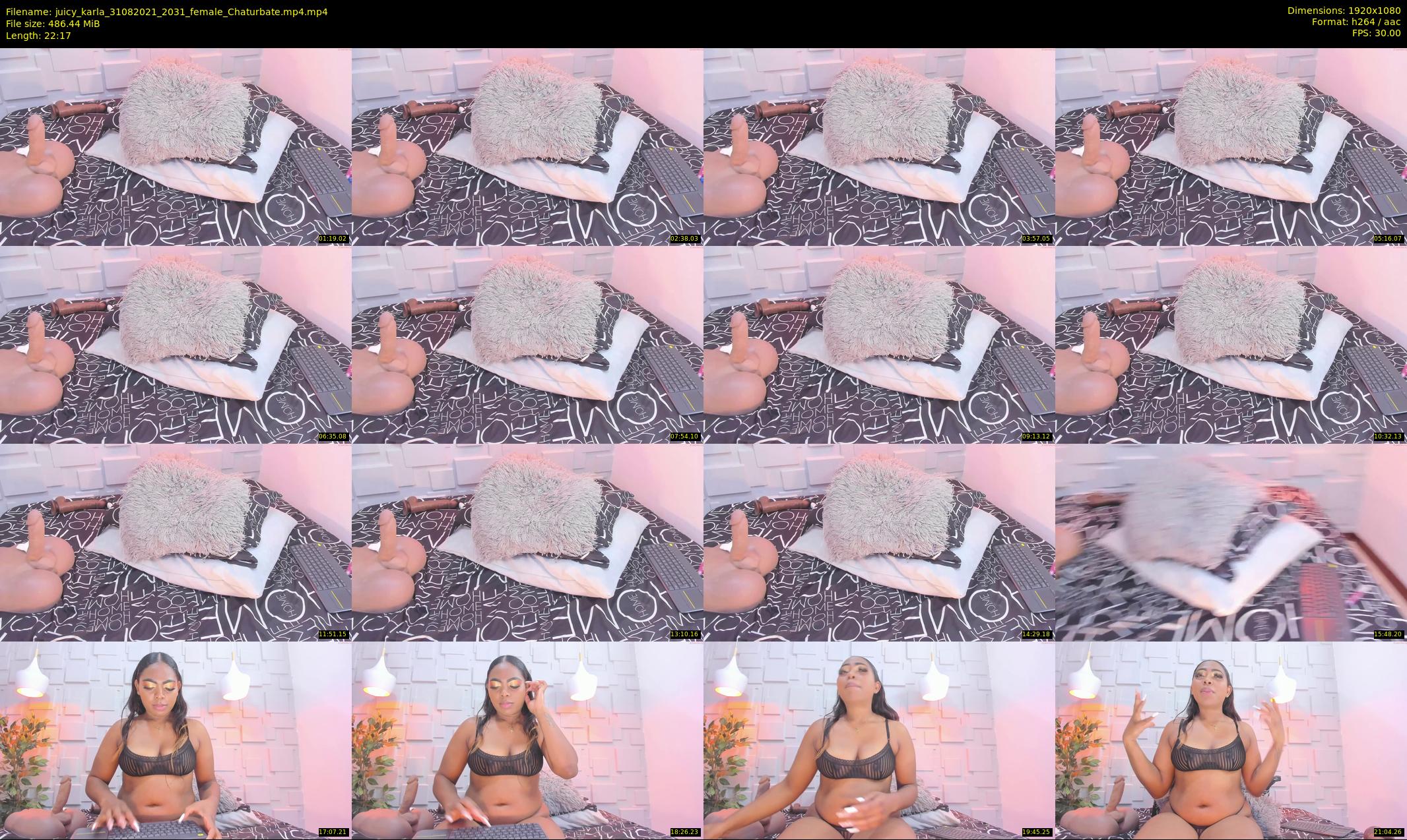 juicy_karla — 23 minute Chaturbate female cam show recording, 1080p, Aug 31, 2021