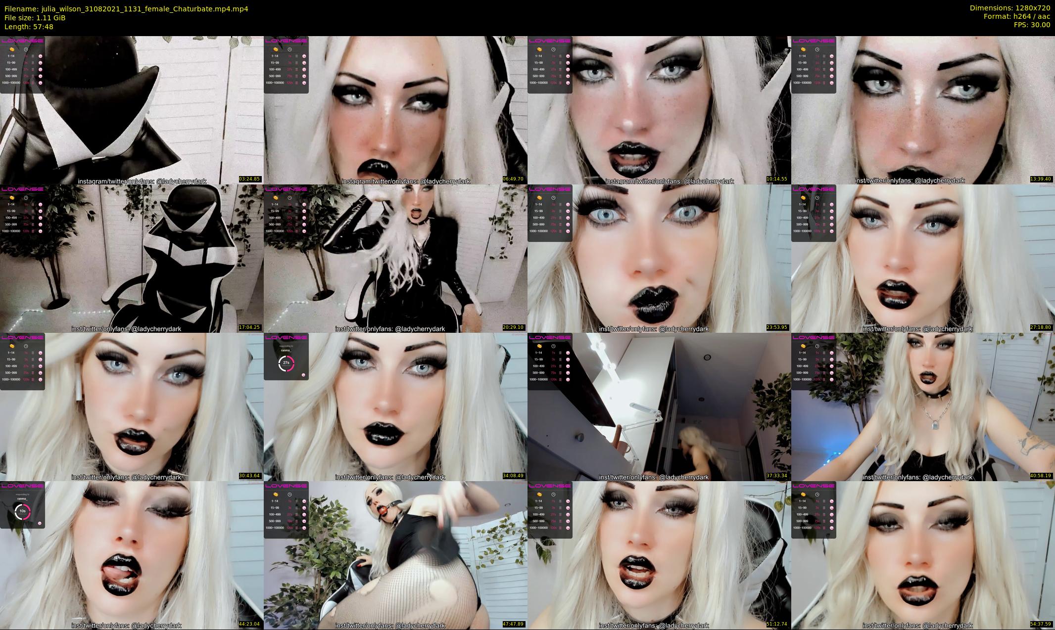 julia_wilson — 58 minute Chaturbate female cam show recording, 720p, Aug 31, 2021