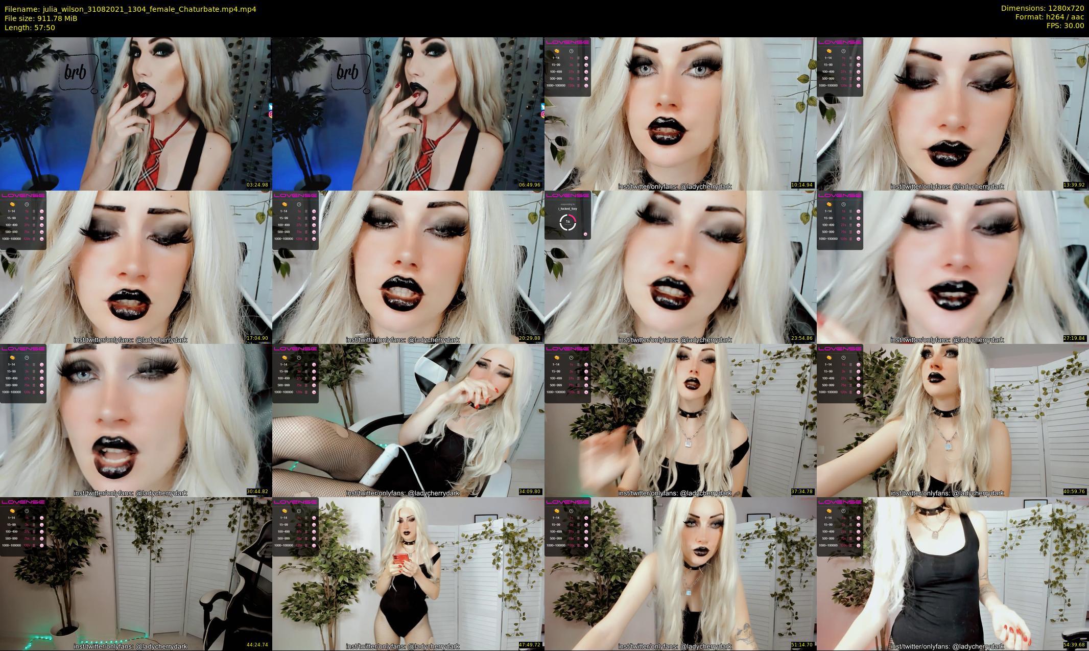 julia_wilson — 58 minute Chaturbate female cam show recording, 720p, Aug 31, 2021