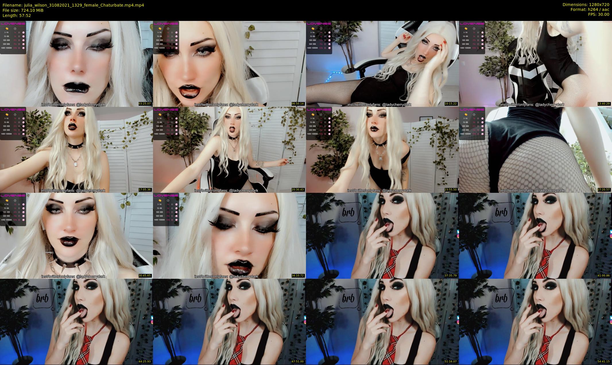julia_wilson — 58 minute Chaturbate female cam show recording, 720p, Aug 31, 2021