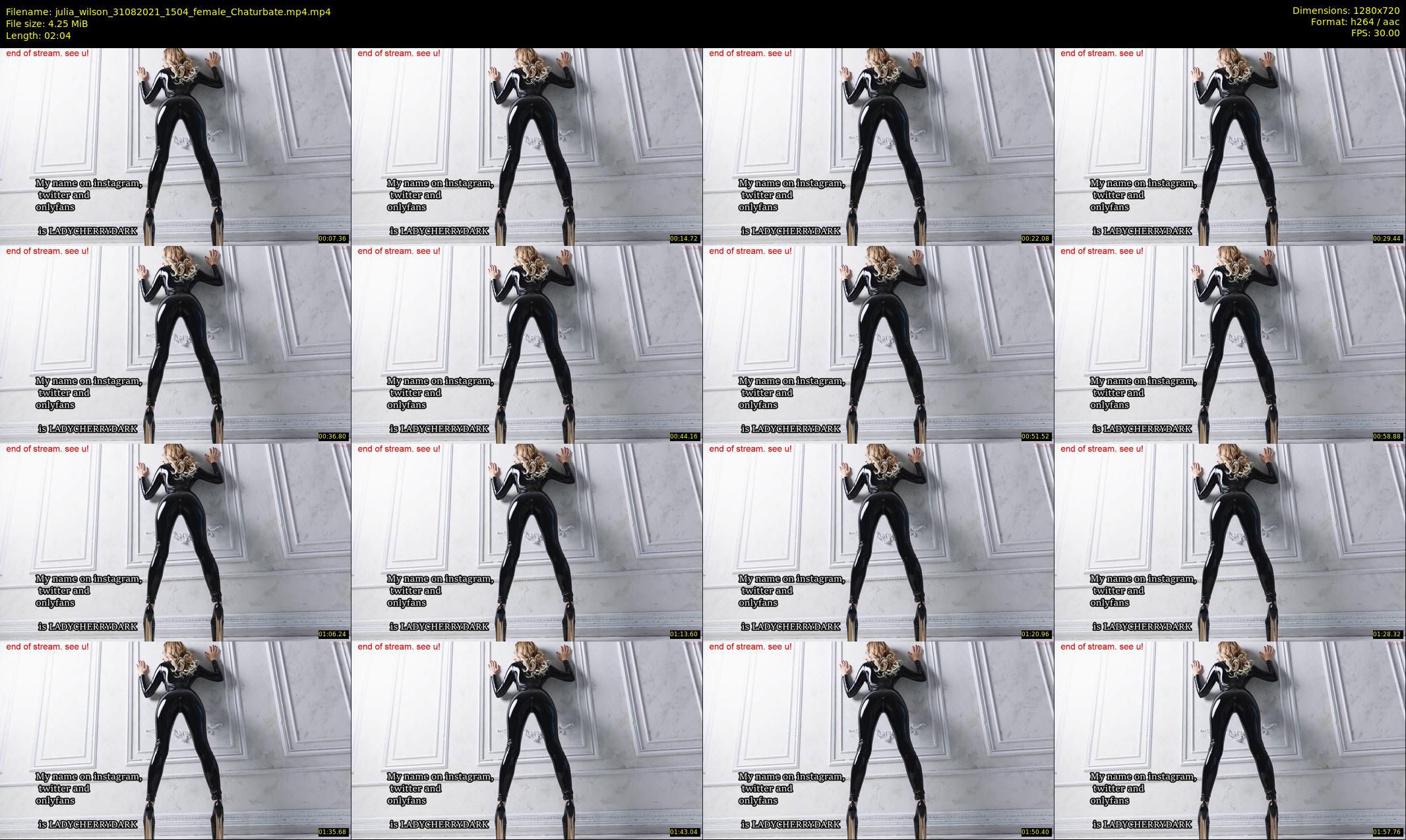 julia_wilson — 3 minute Chaturbate female cam show recording, 720p, Aug 31, 2021