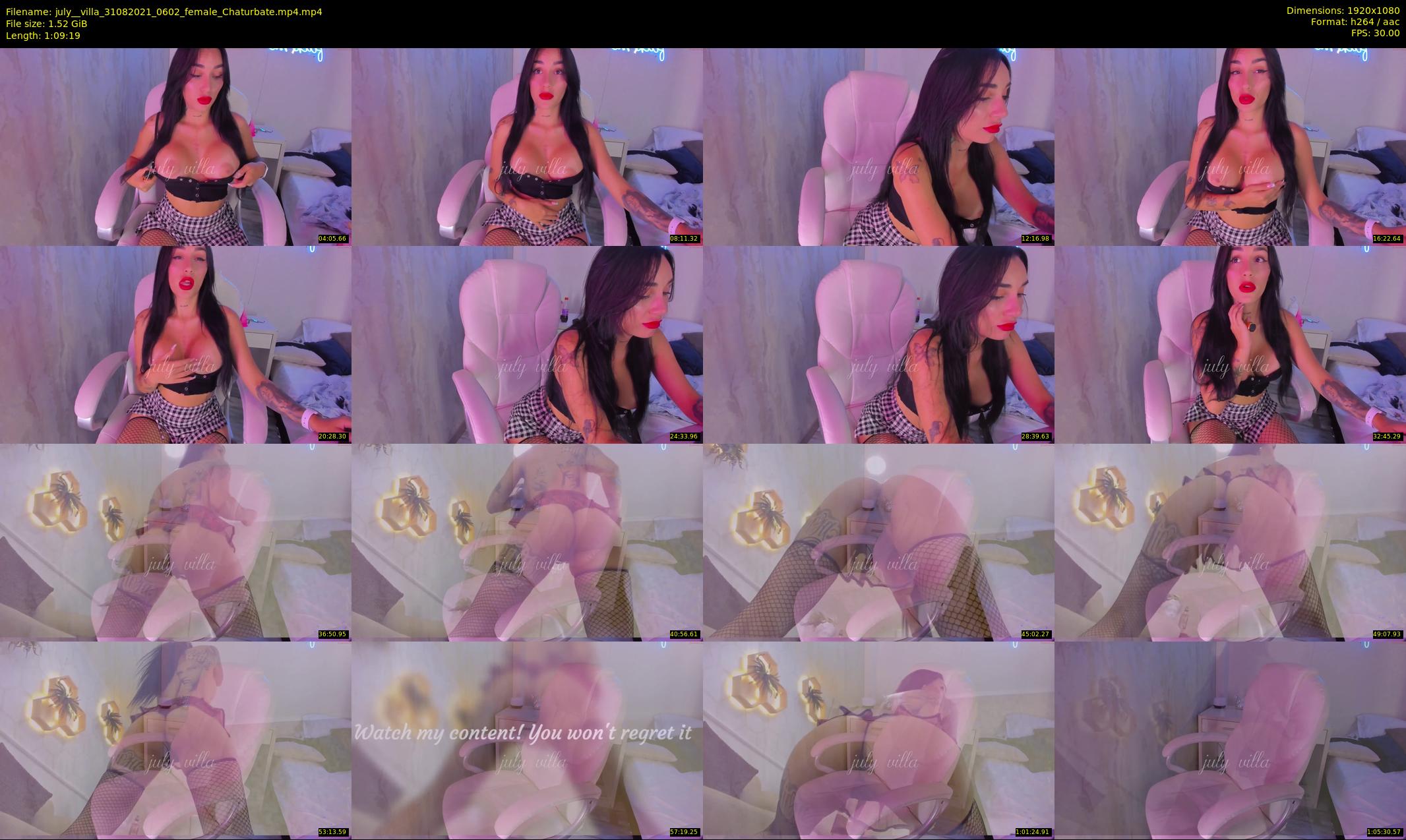 july__villa — 70 minute Chaturbate female cam show recording, 1080p, Aug 31, 2021