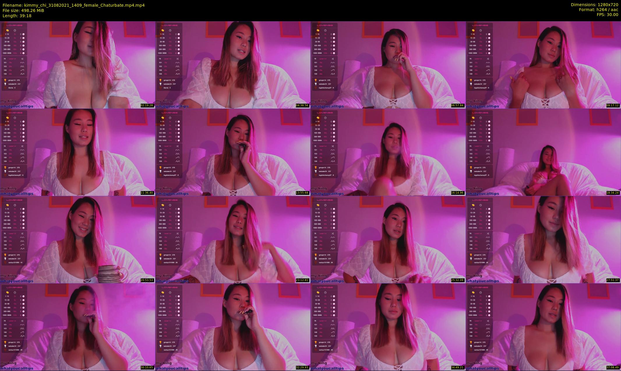 kimmy_chi — 40 minute Chaturbate female cam show recording, 720p, Aug 31, 2021