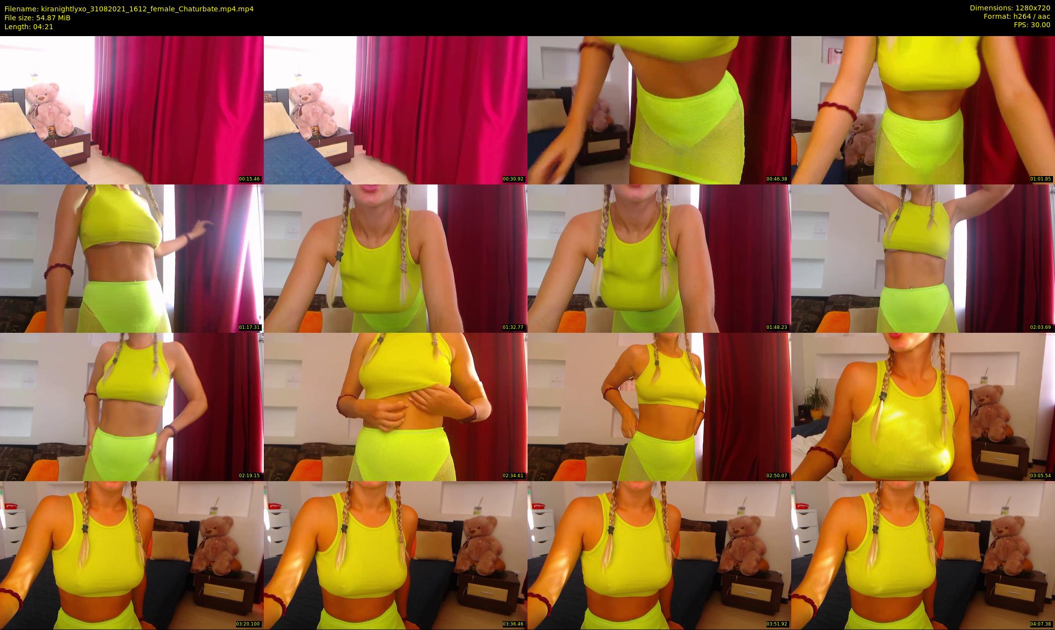 kiranightlyxo — 5 minute Chaturbate female cam show recording, 720p, Aug 31, 2021