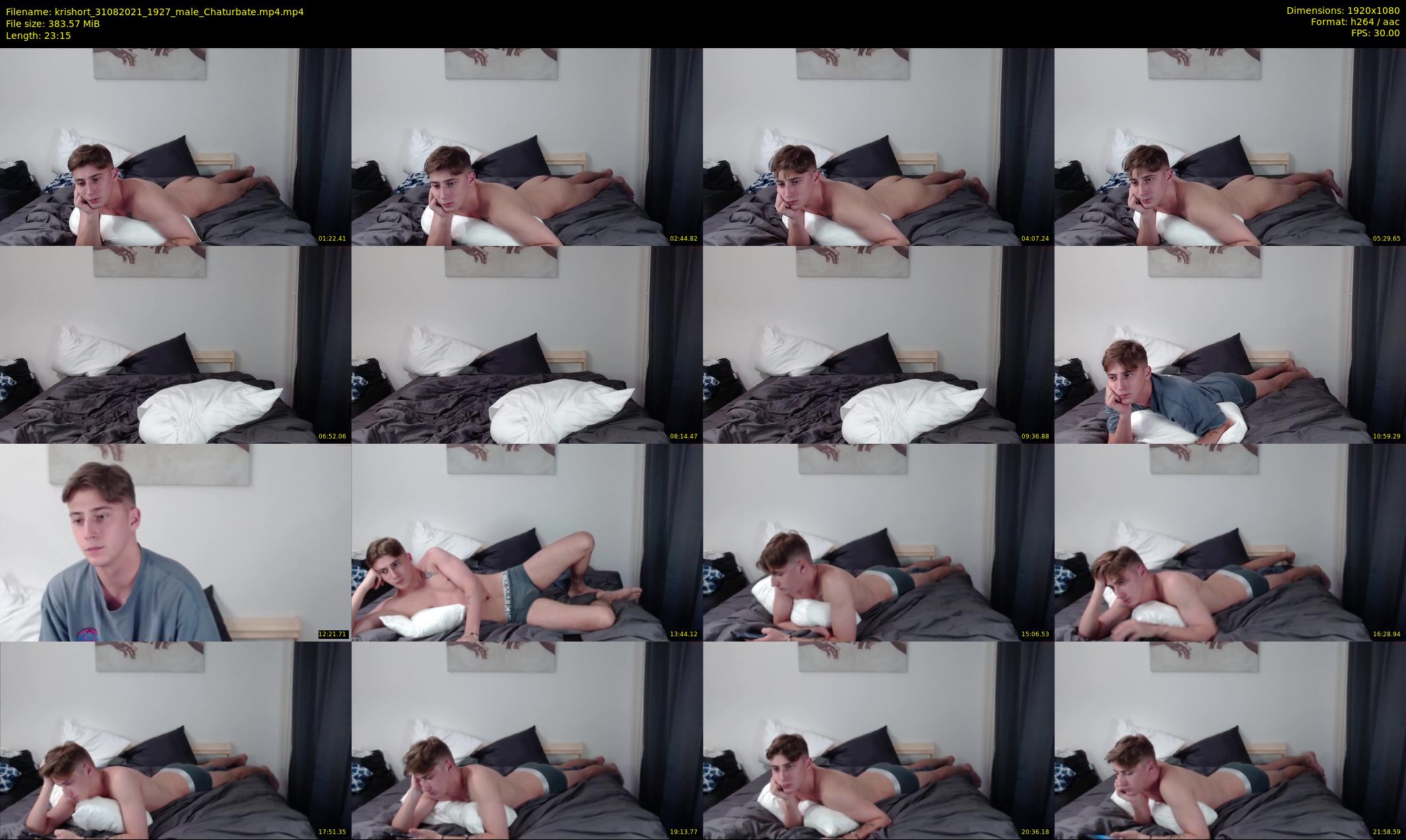 krishort — 24 minute Chaturbate male cam show recording, 1080p, Aug 31, 2021