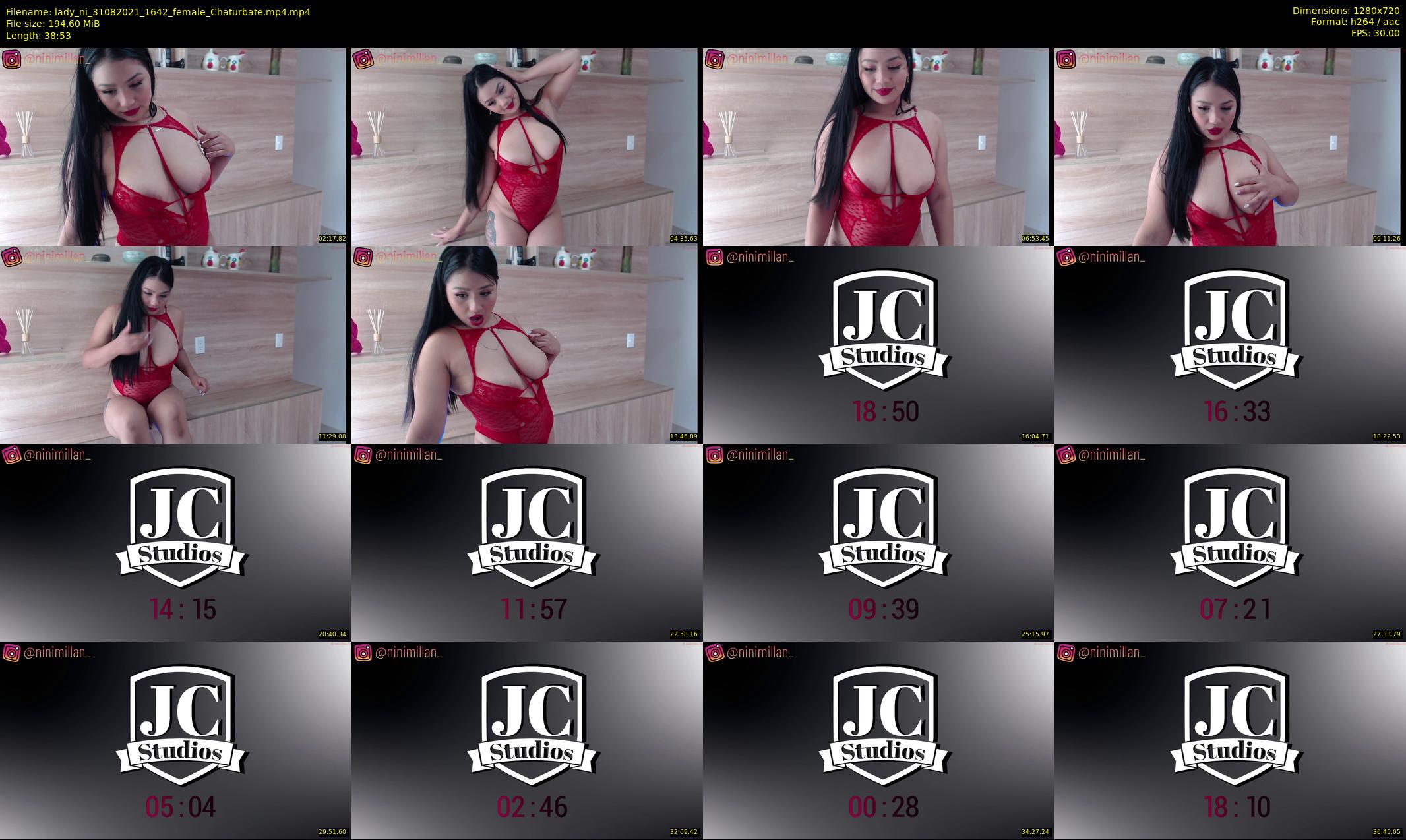 lady_ni — 39 minute Chaturbate female cam show recording, 720p, Aug 31, 2021
