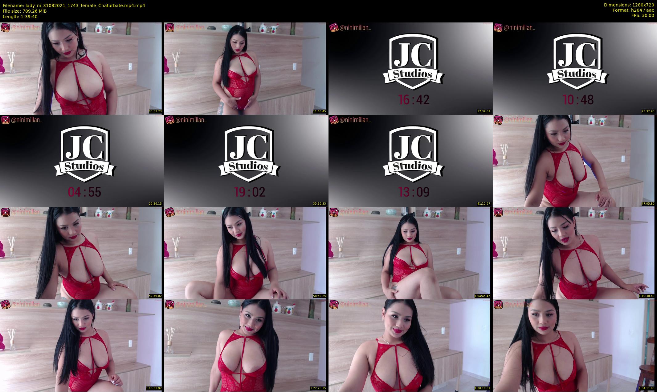 lady_ni — 100 minute Chaturbate female cam show recording, 720p, Aug 31, 2021