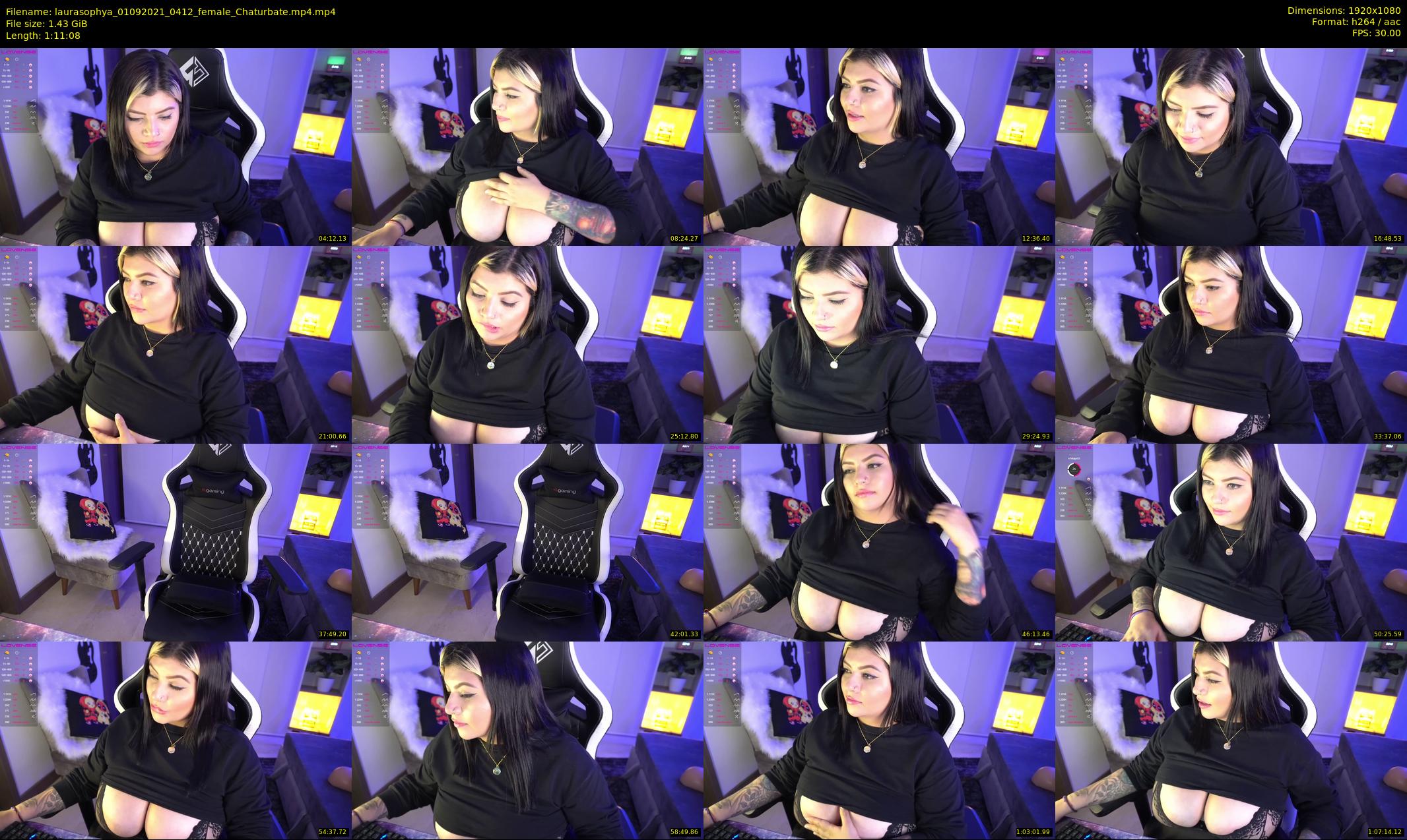 laurasophya — 72 minute Chaturbate female cam show recording, 1080p, Sep 1, 2021