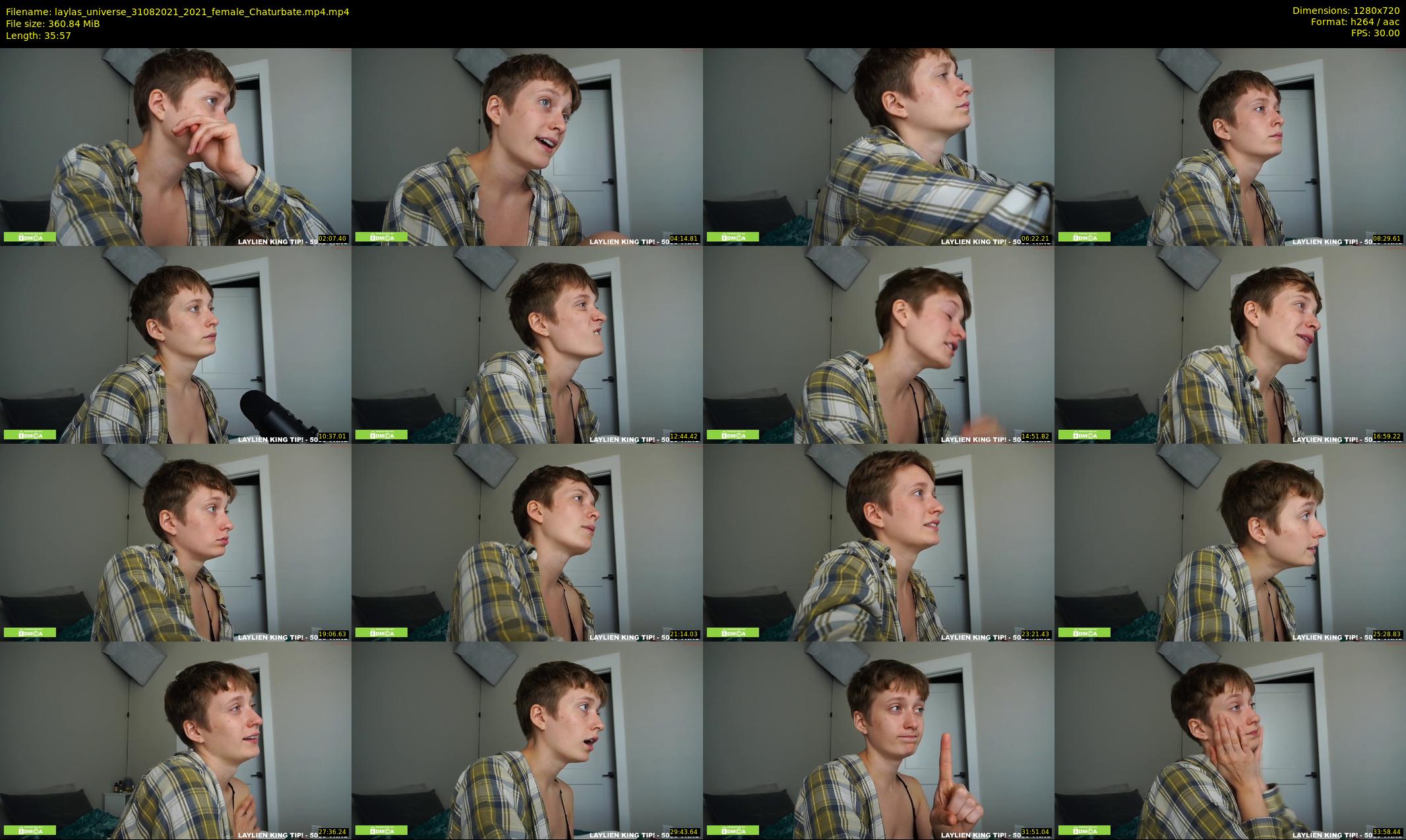 laylas_universe — 36 minute Chaturbate female cam show recording, 720p, Aug 31, 2021