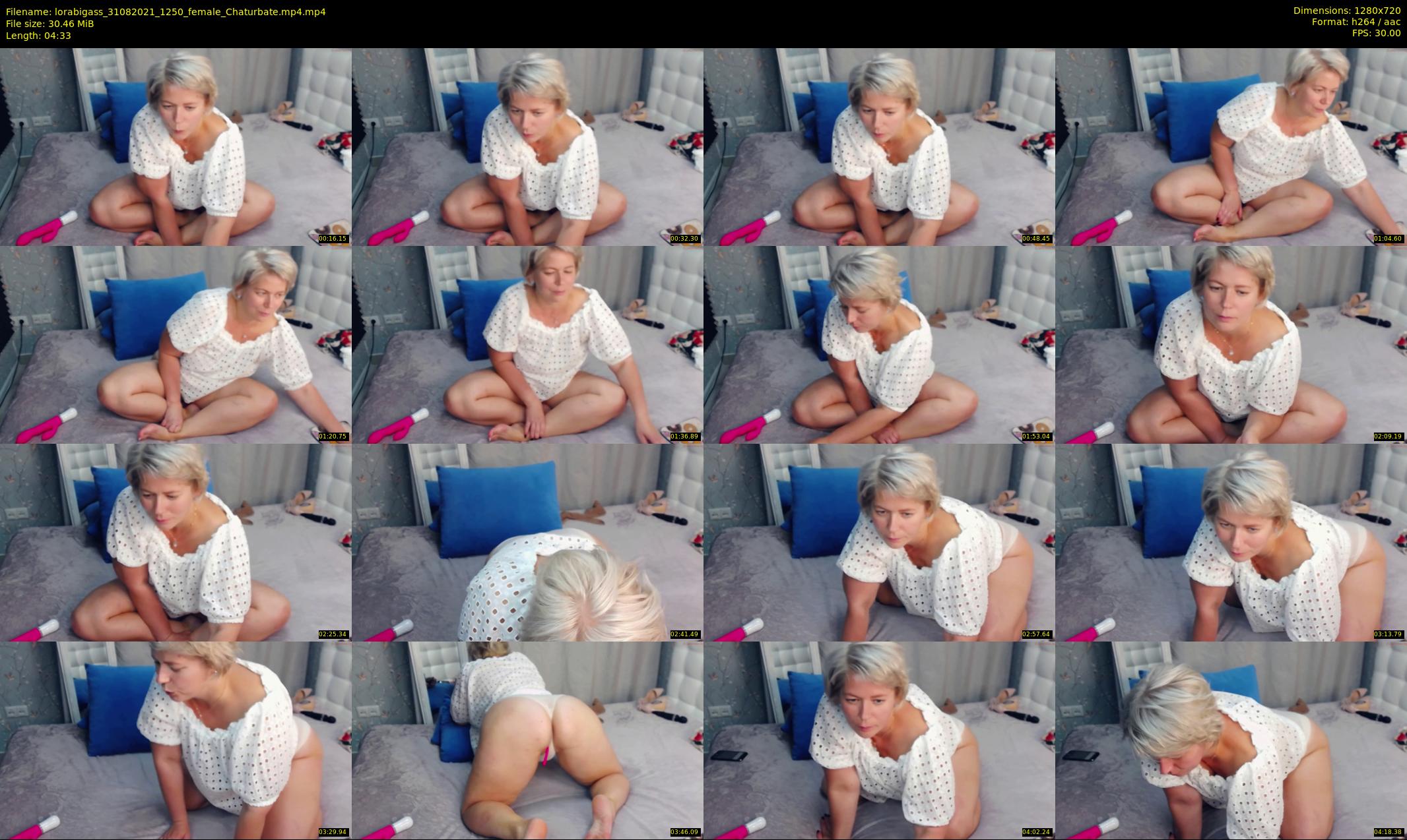 lorabigass — 5 minute Chaturbate female cam show recording, 720p, Aug 31, 2021