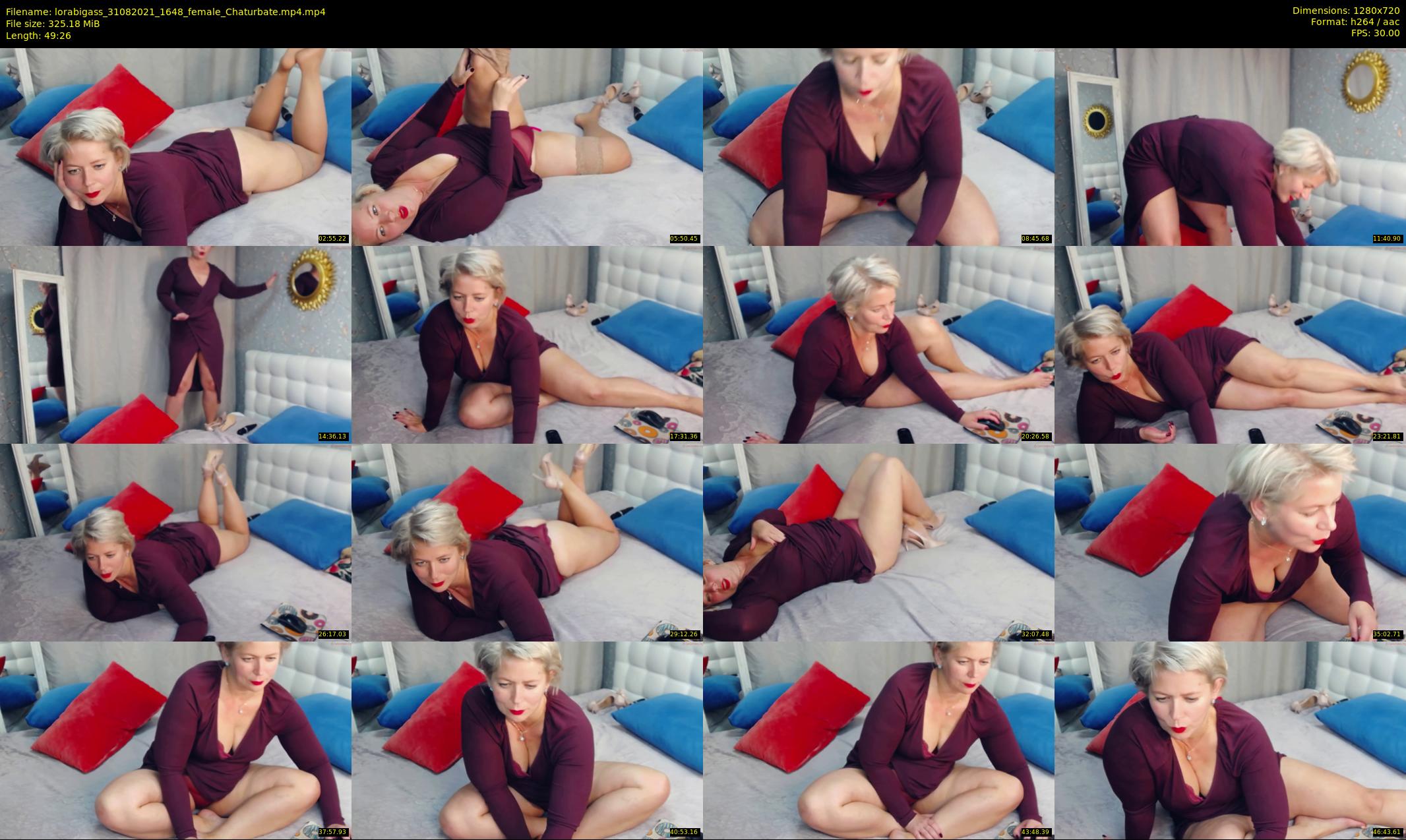lorabigass — 50 minute Chaturbate female cam show recording, 720p, Aug 31, 2021