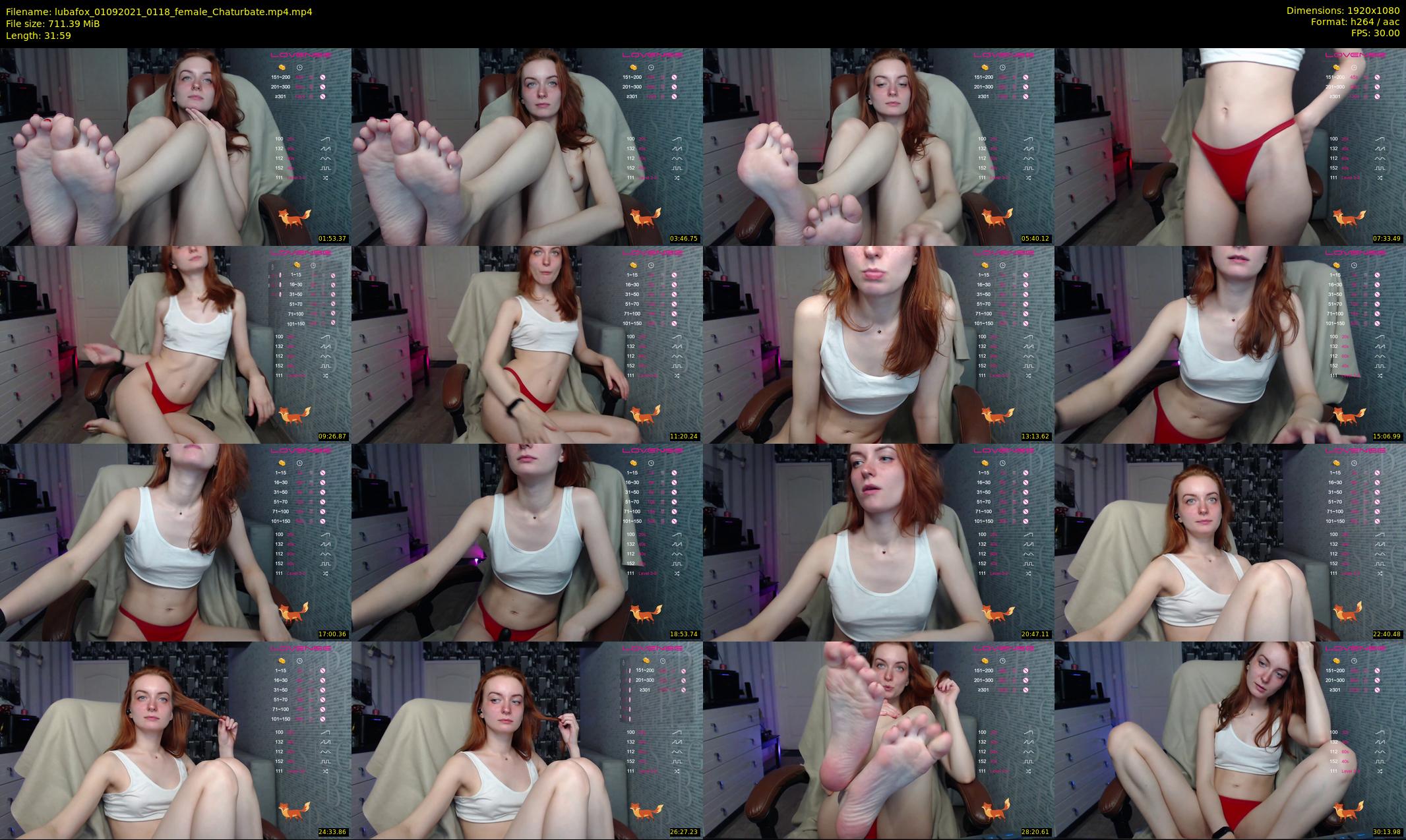 lubafox — 32 minute Chaturbate female cam show recording, 1080p, Sep 1, 2021