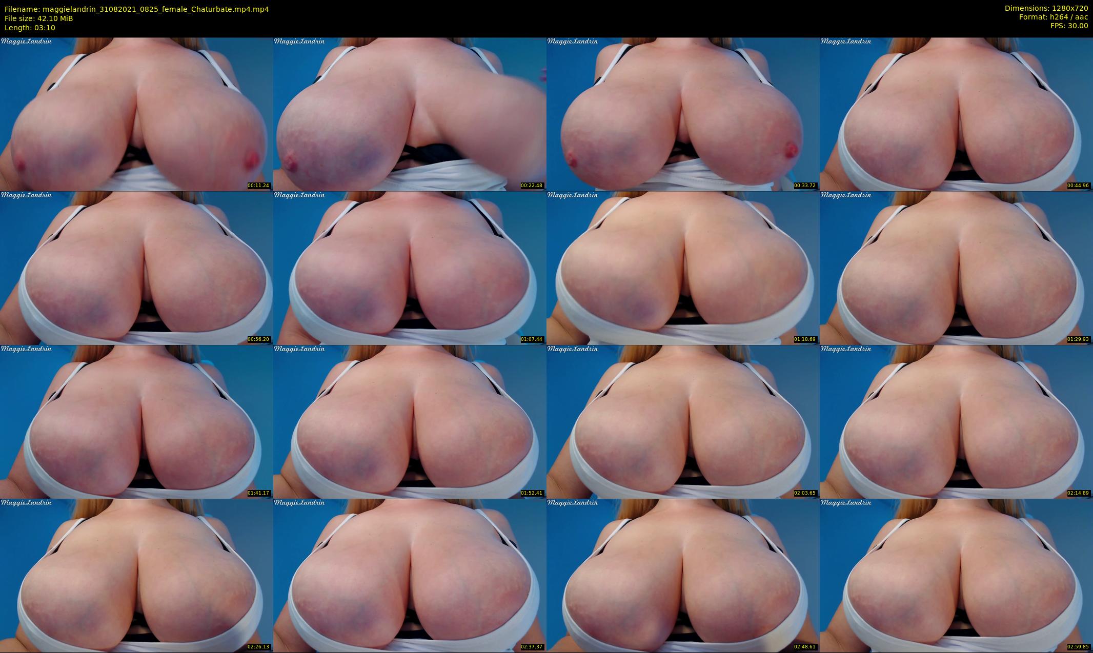 maggielandrin — 4 minute Chaturbate female cam show recording, 720p, Aug 31, 2021