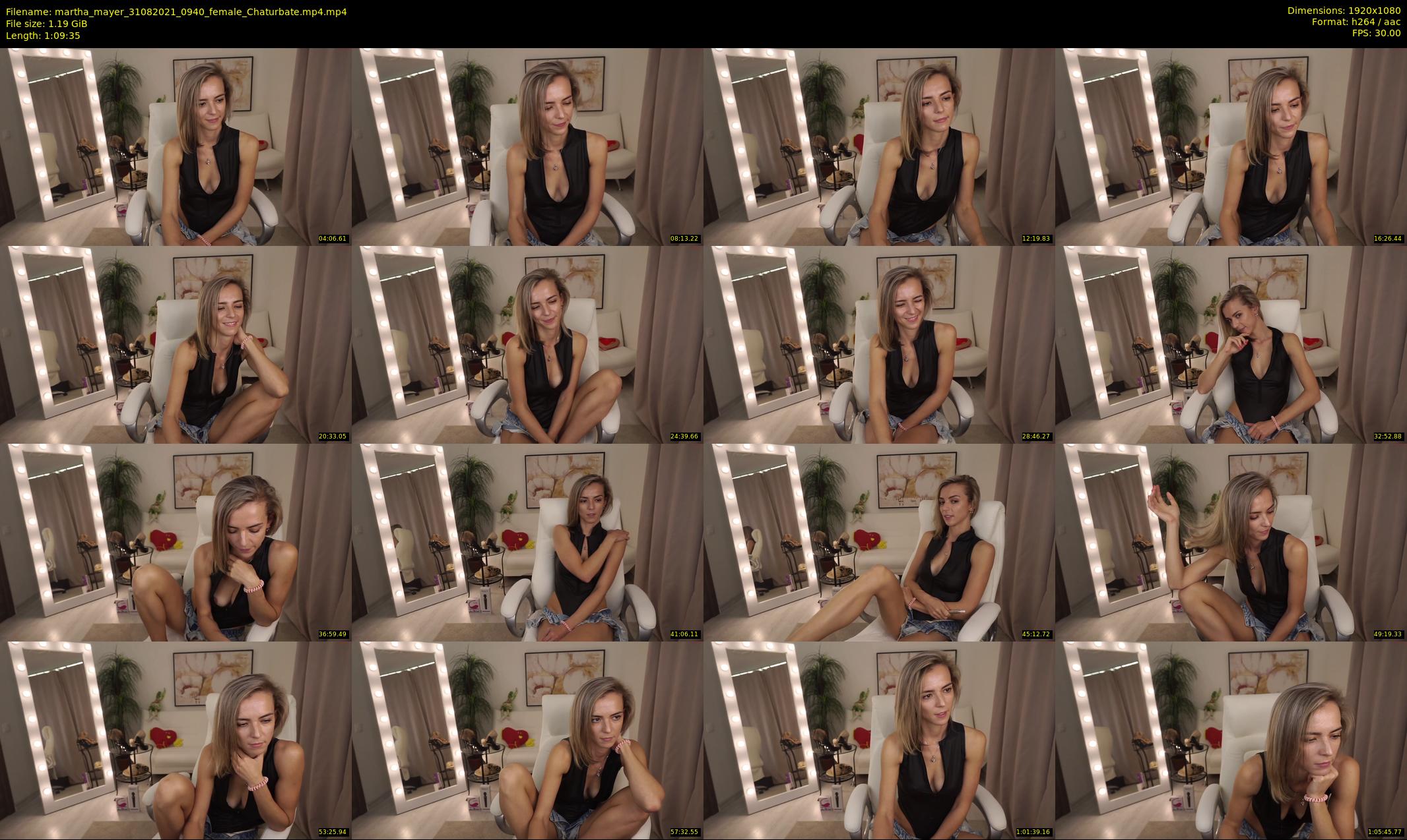 martha_mayer — 70 minute Chaturbate female cam show recording, 1080p, Aug 31, 2021