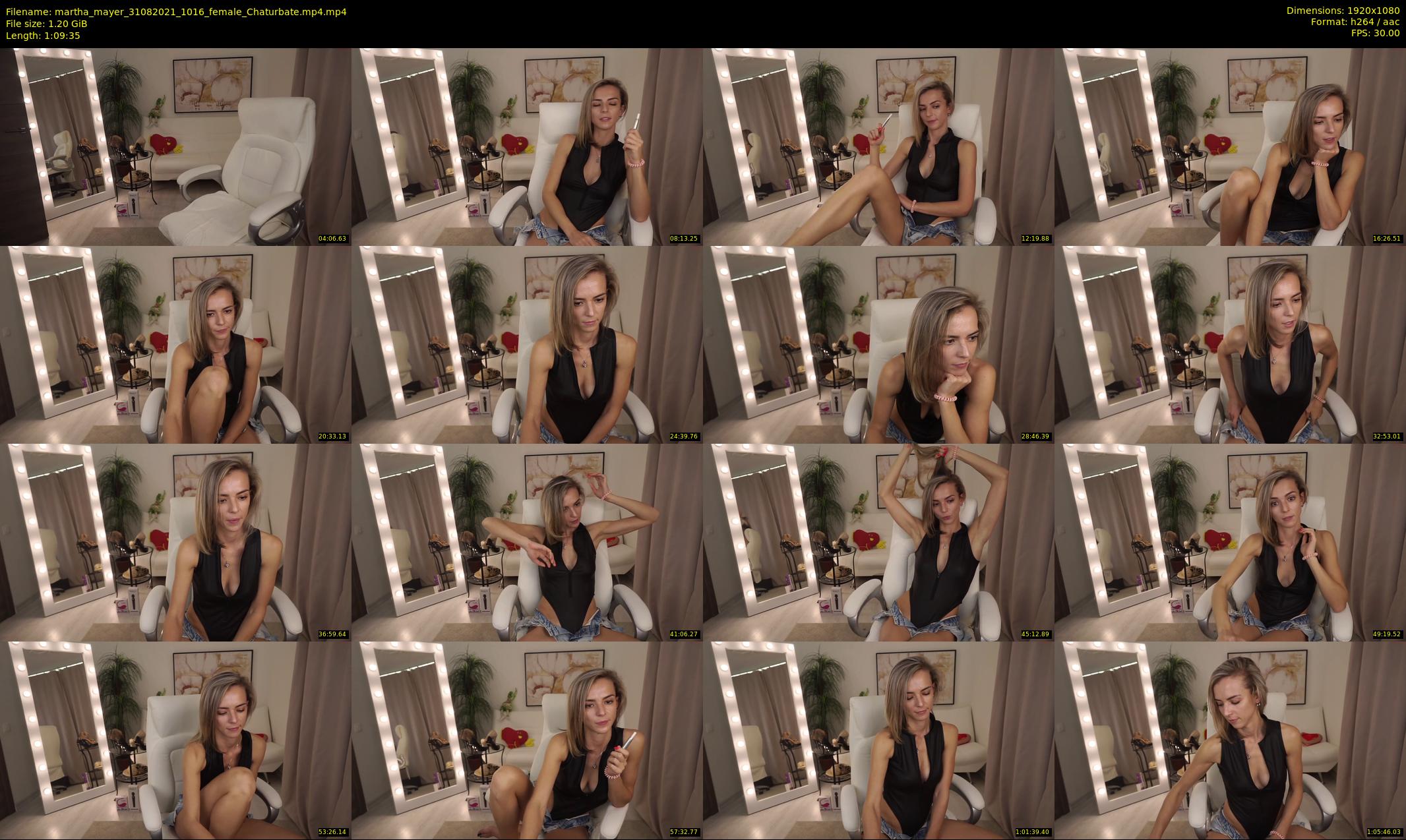 martha_mayer — 70 minute Chaturbate female cam show recording, 1080p, Aug 31, 2021