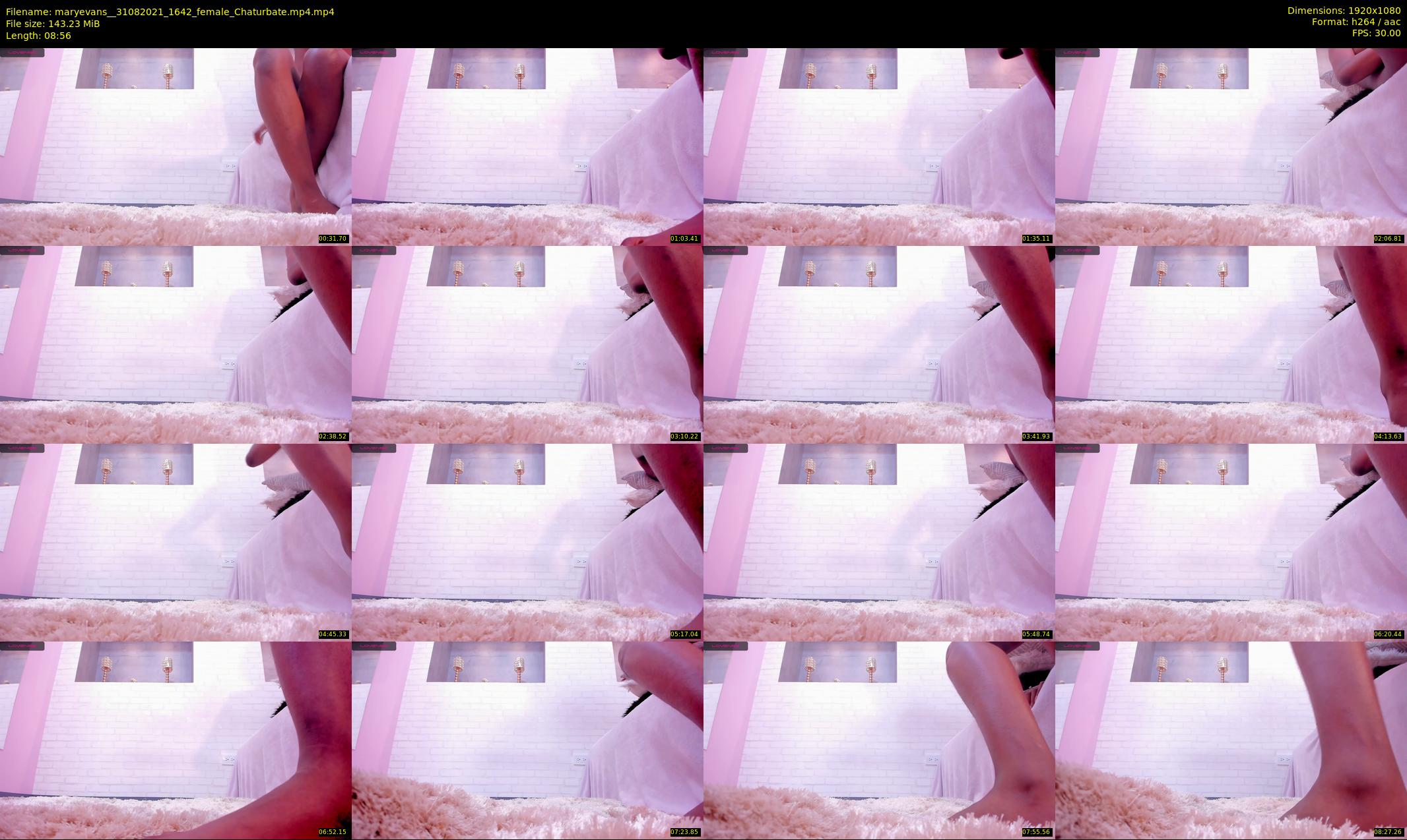 maryevans_ — 9 minute Chaturbate female cam show recording, 1080p, Aug 31, 2021