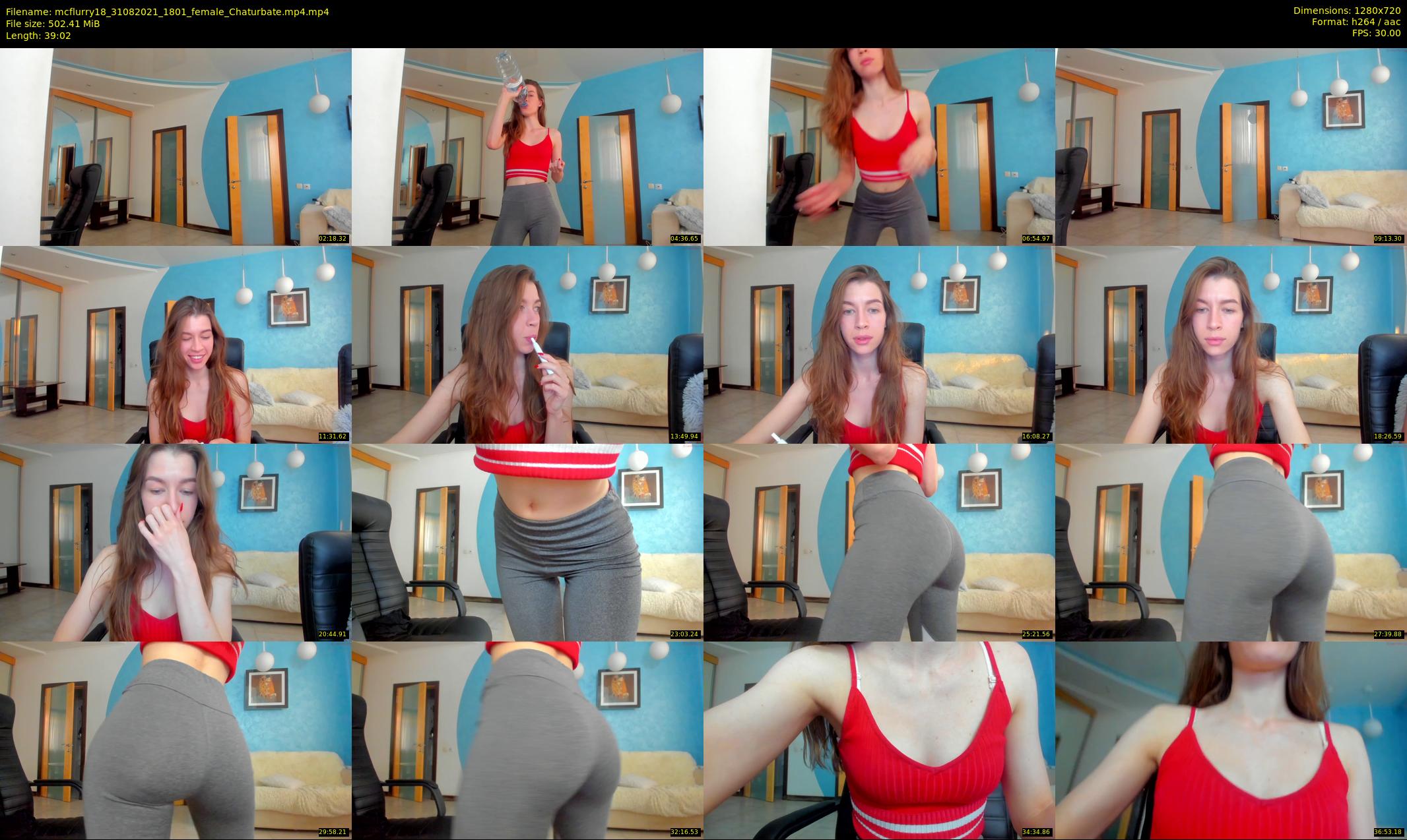 mcflurry18 — 40 minute Chaturbate female cam show recording, 720p, Aug 31, 2021