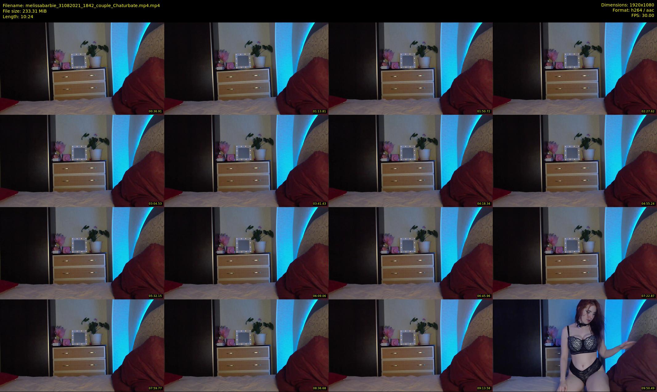 melissabarbie — 11 minute Chaturbate couple cam show recording, 1080p, Aug 31, 2021
