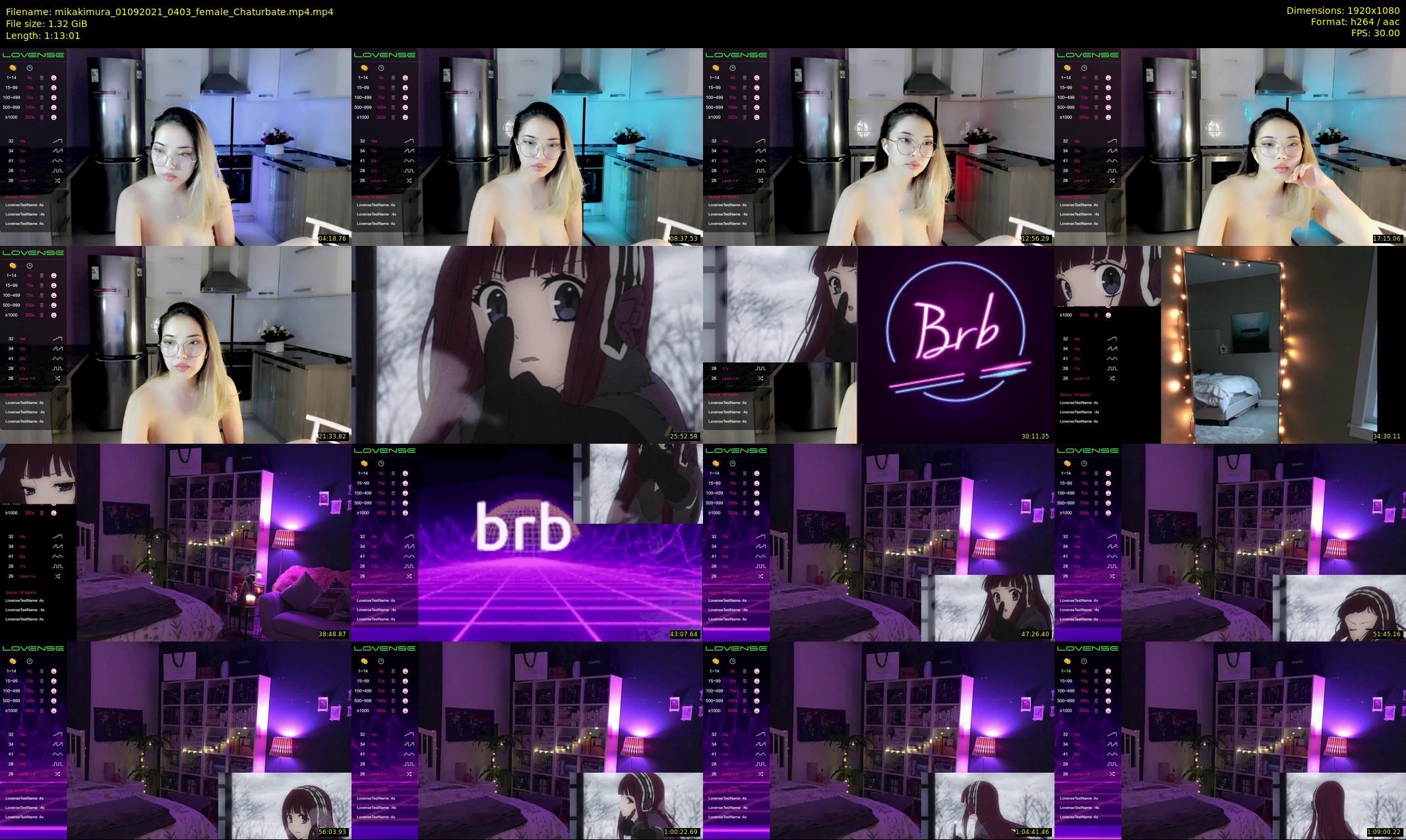 mikakimura — 74 minute Chaturbate female cam show recording, 1080p, Sep 1, 2021