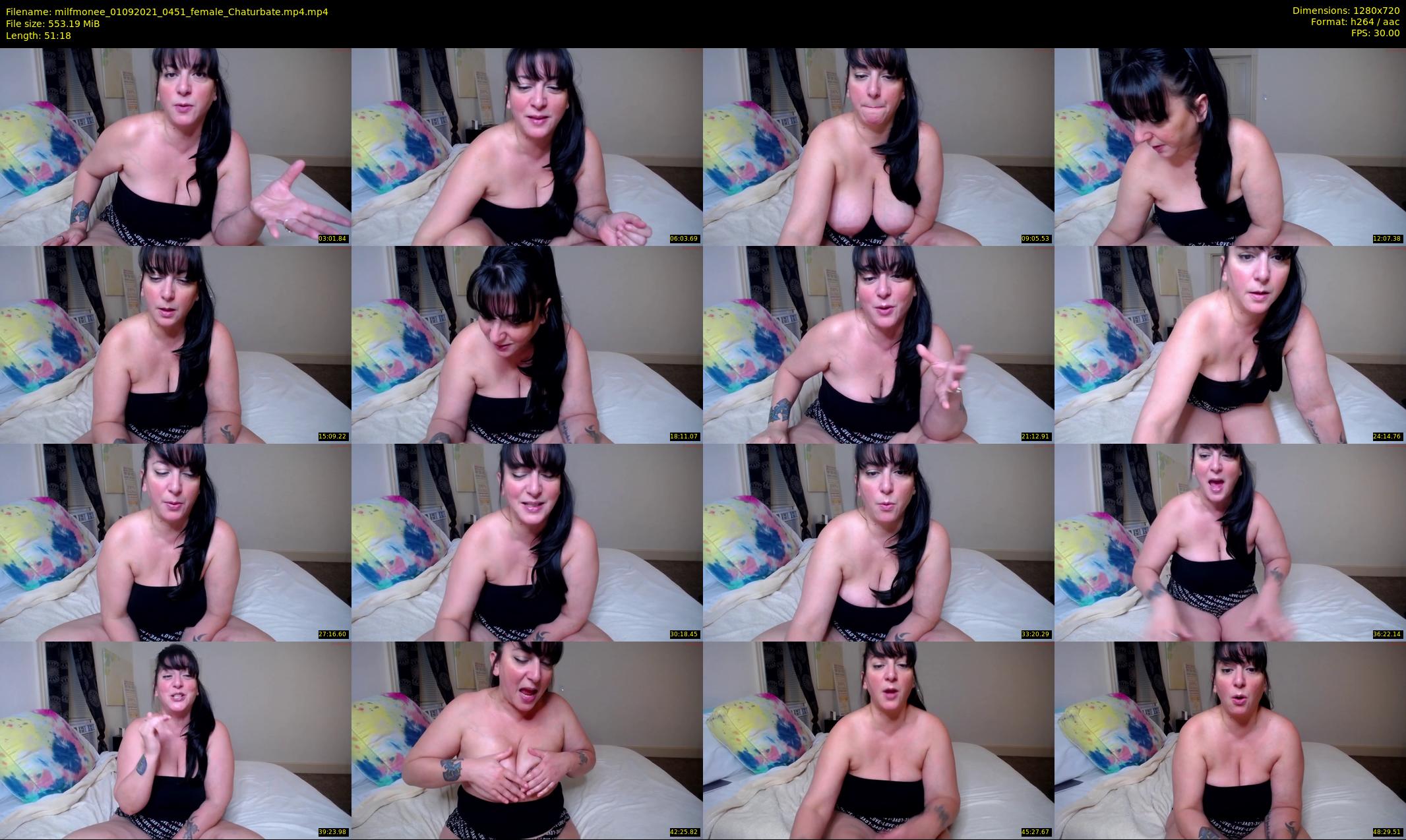 milfmonee — 52 minute Chaturbate female cam show recording, 720p, Sep 1, 2021