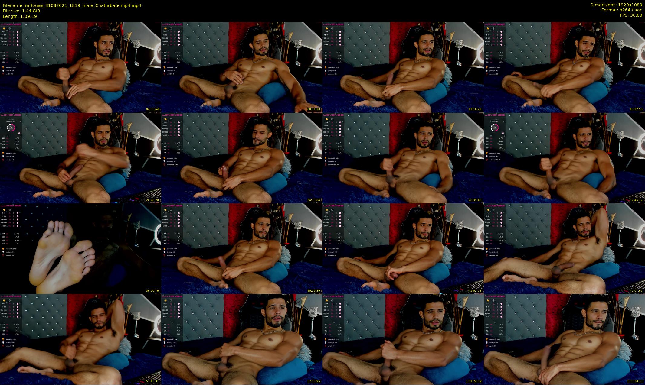 mrlouiss — 70 minute Chaturbate male cam show recording, 1080p, Aug 31, 2021