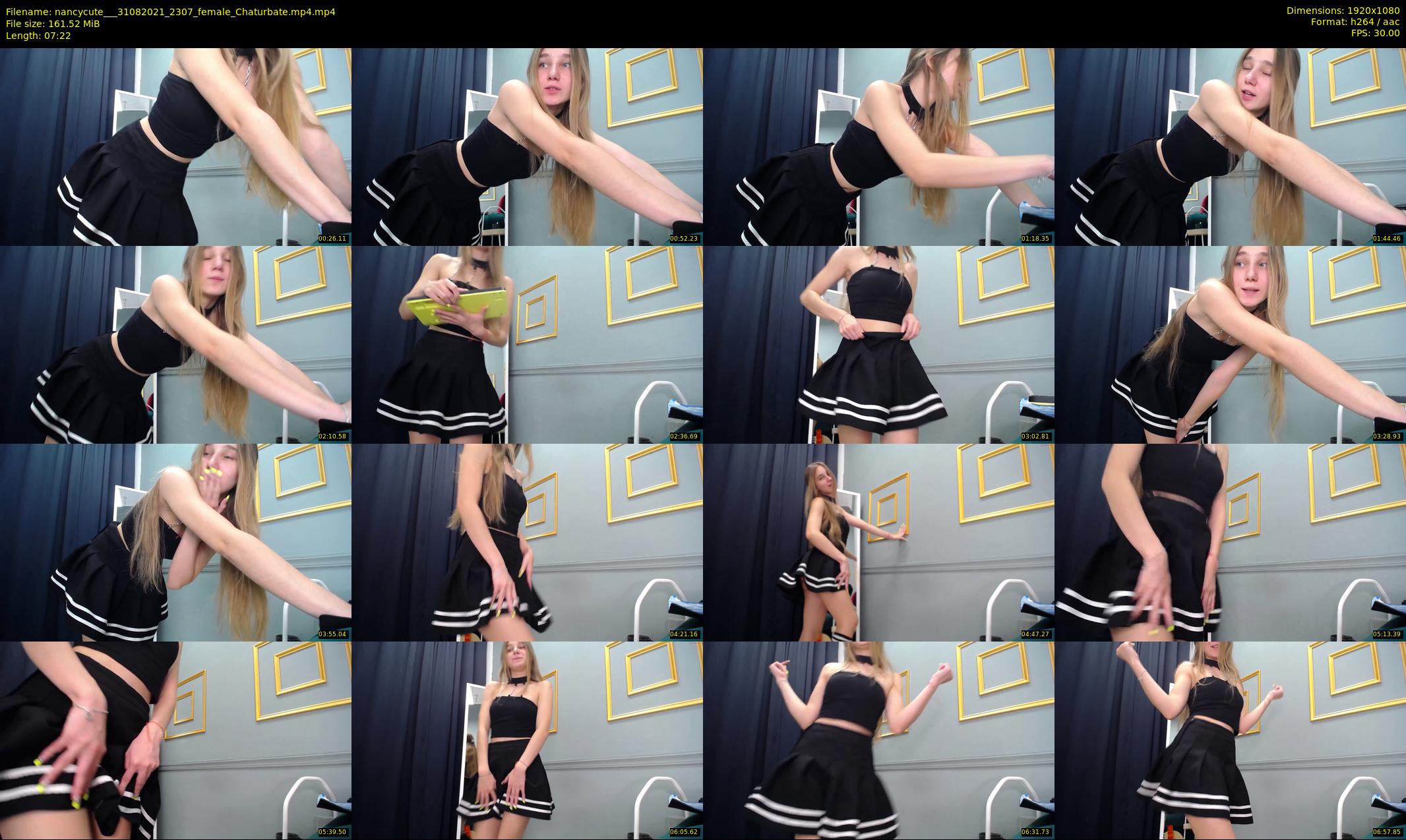 nancycute__ — 8 minute Chaturbate female cam show recording, 1080p, Aug 31, 2021