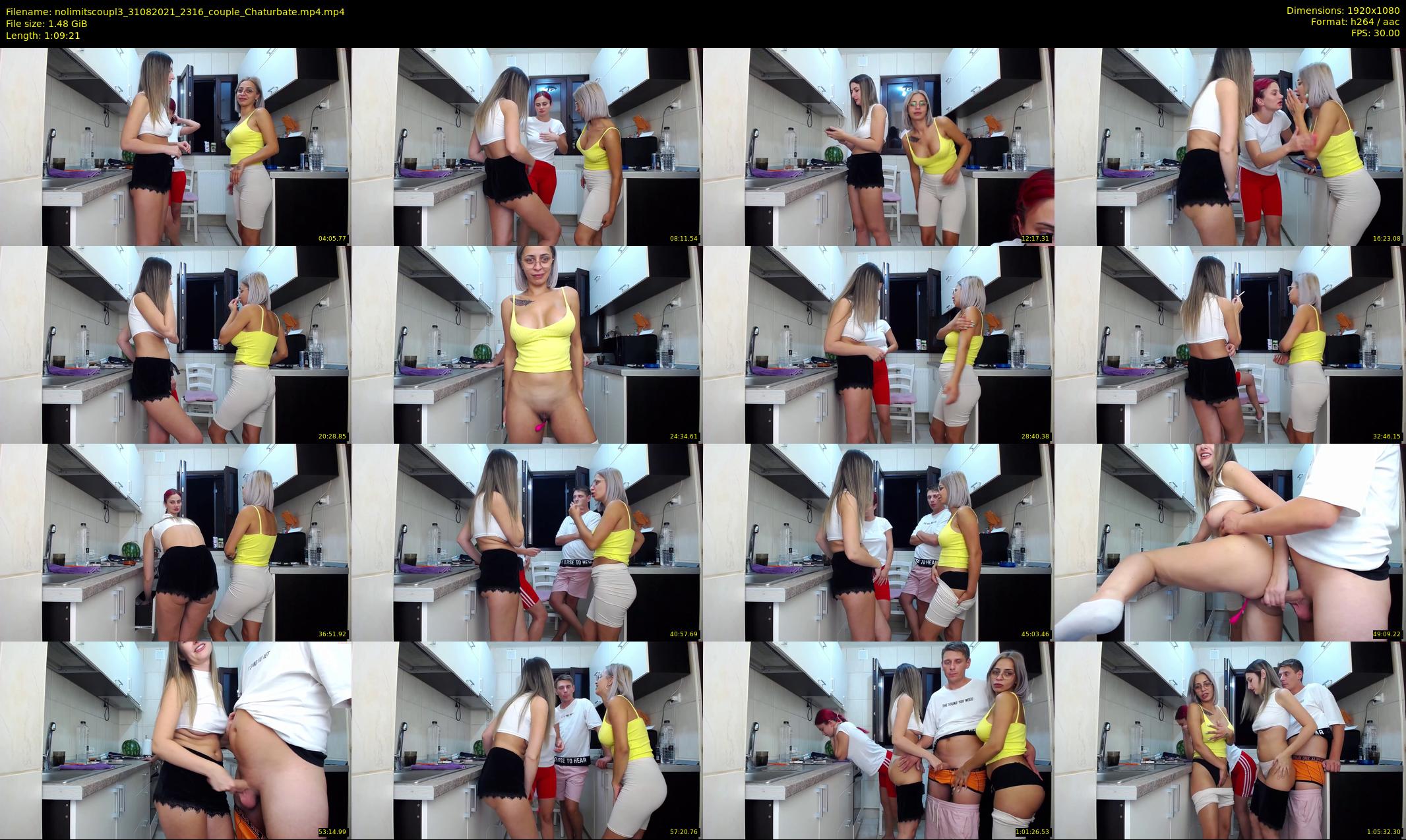 nolimitscoupl3 — 70 minute Chaturbate couple cam show recording, 1080p, Aug 31, 2021