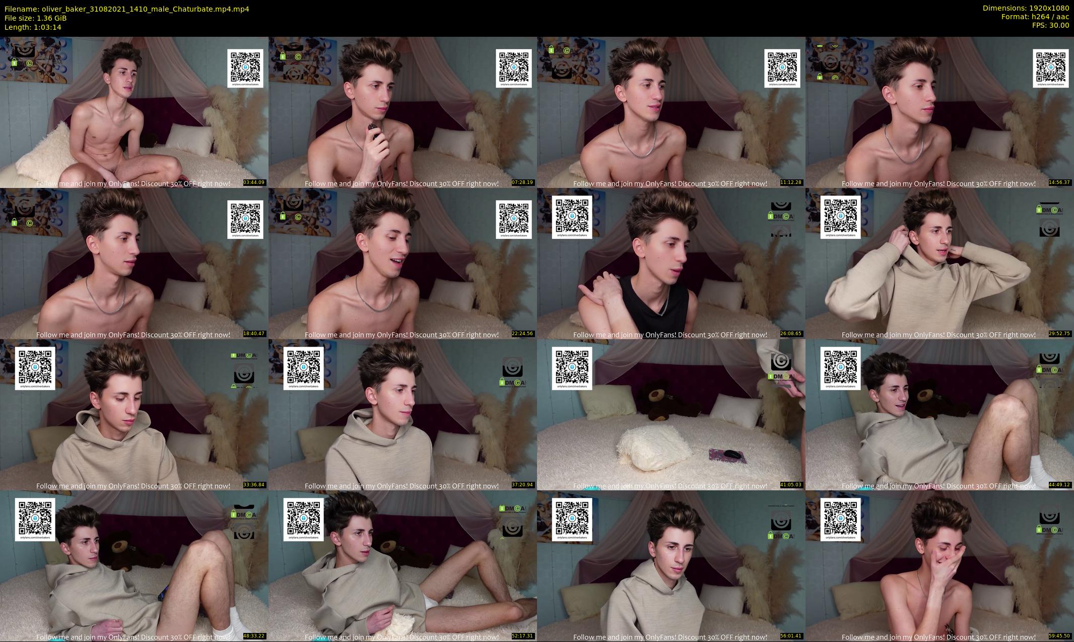 oliver_baker — 64 minute Chaturbate male cam show recording, 1080p, Aug 31, 2021