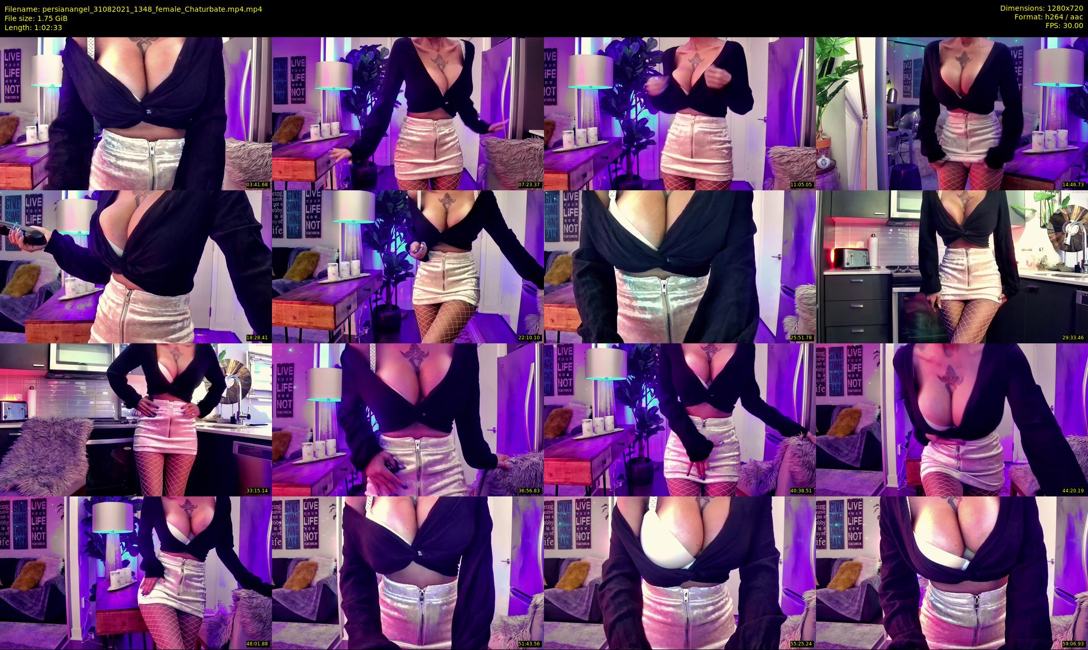 persianangel — 63 minute Chaturbate female cam show recording, 720p, Aug 31, 2021
