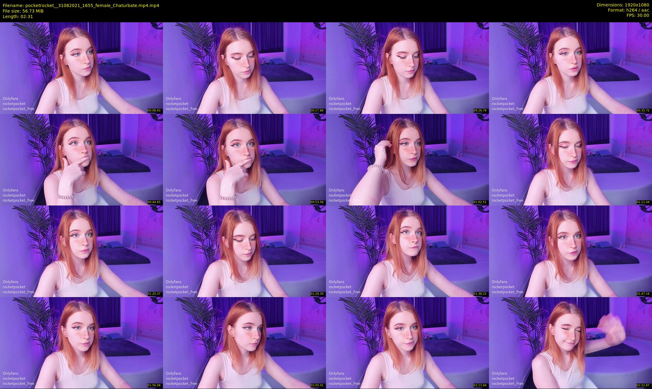 pocketrocket_ — 3 minute Chaturbate female cam show recording, 1080p, Aug 31, 2021