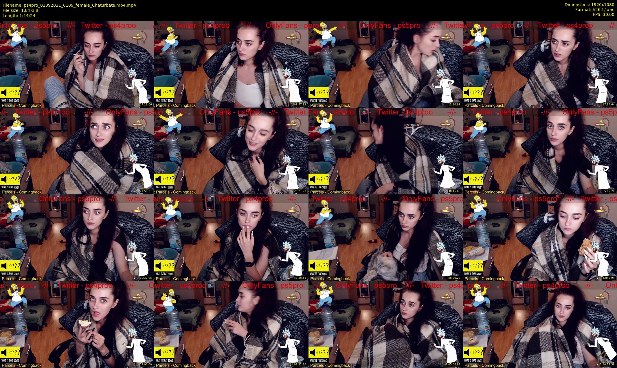 ps4pro — 75 minute Chaturbate female cam show recording, 1080p, Sep 1, 2021