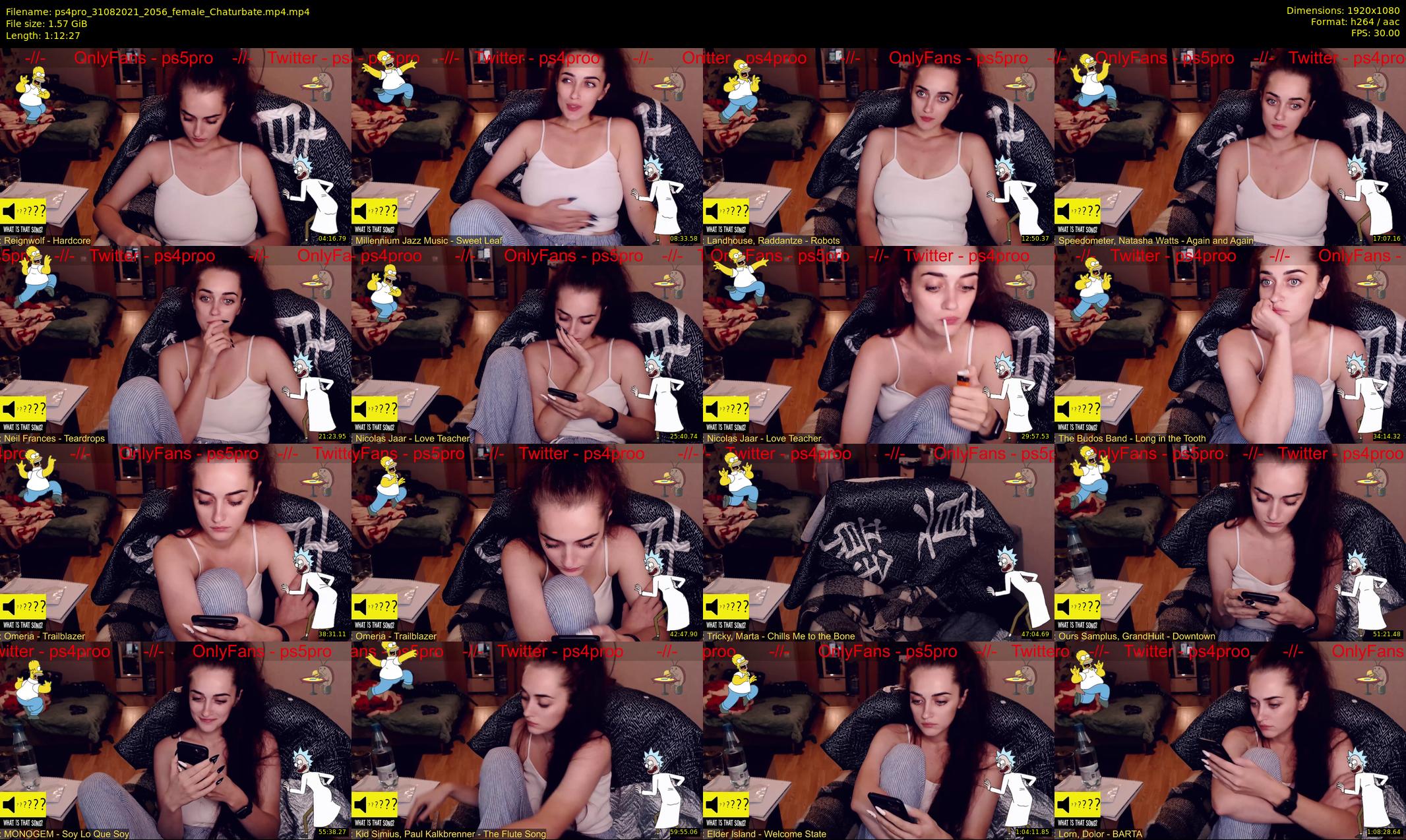 ps4pro — 73 minute Chaturbate female cam show recording, 1080p, Aug 31, 2021