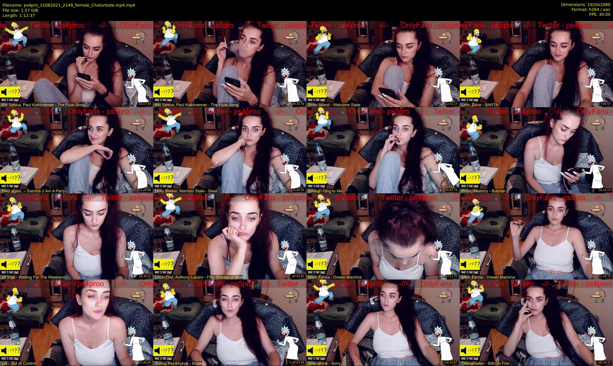 ps4pro — 73 minute Chaturbate female cam show recording, 1080p, Aug 31, 2021