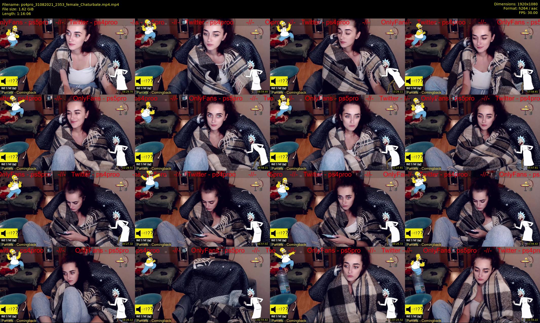 ps4pro — 77 minute Chaturbate female cam show recording, 1080p, Aug 31, 2021