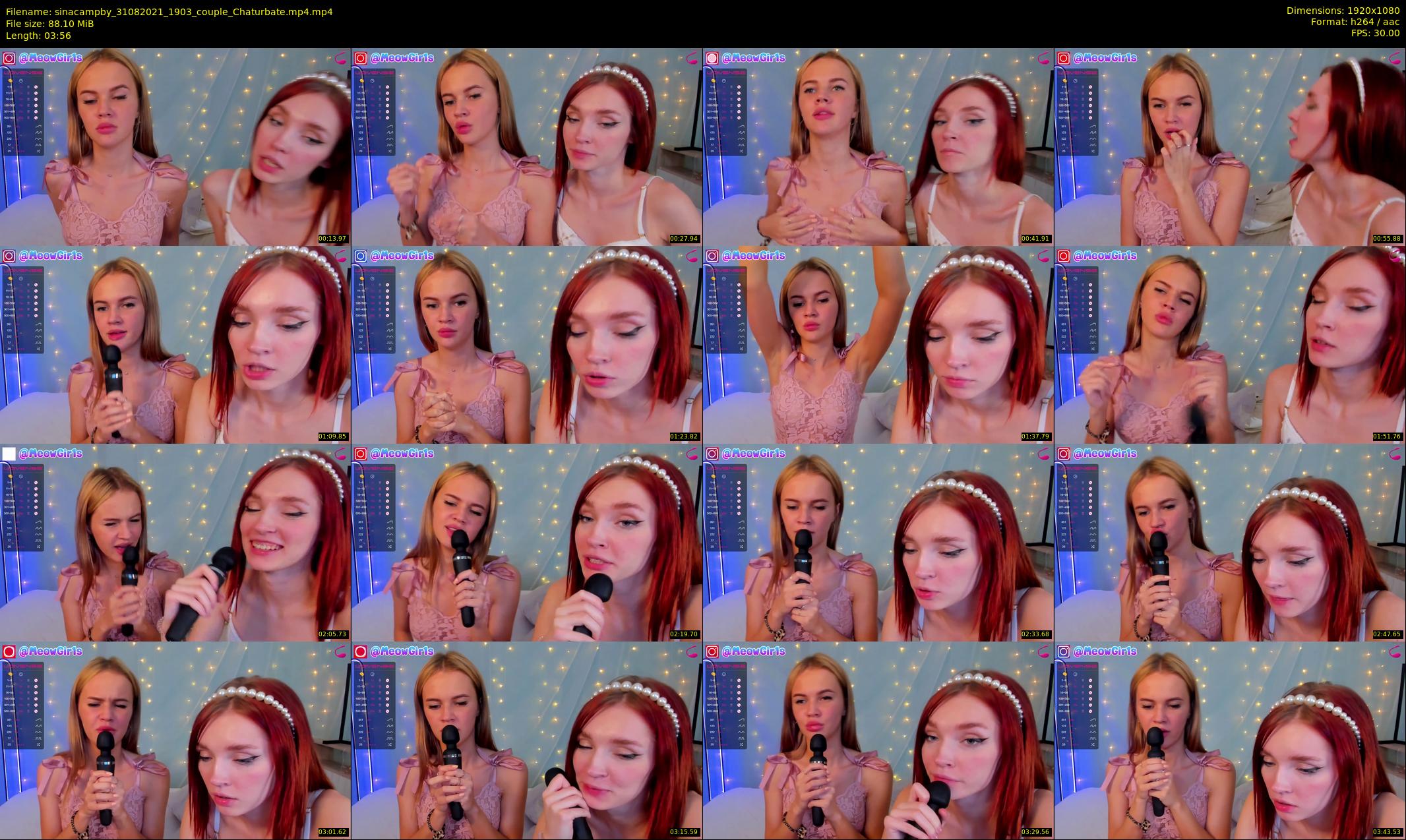 sinacampby — 4 minute Chaturbate couple cam show recording, 1080p, Aug 31, 2021