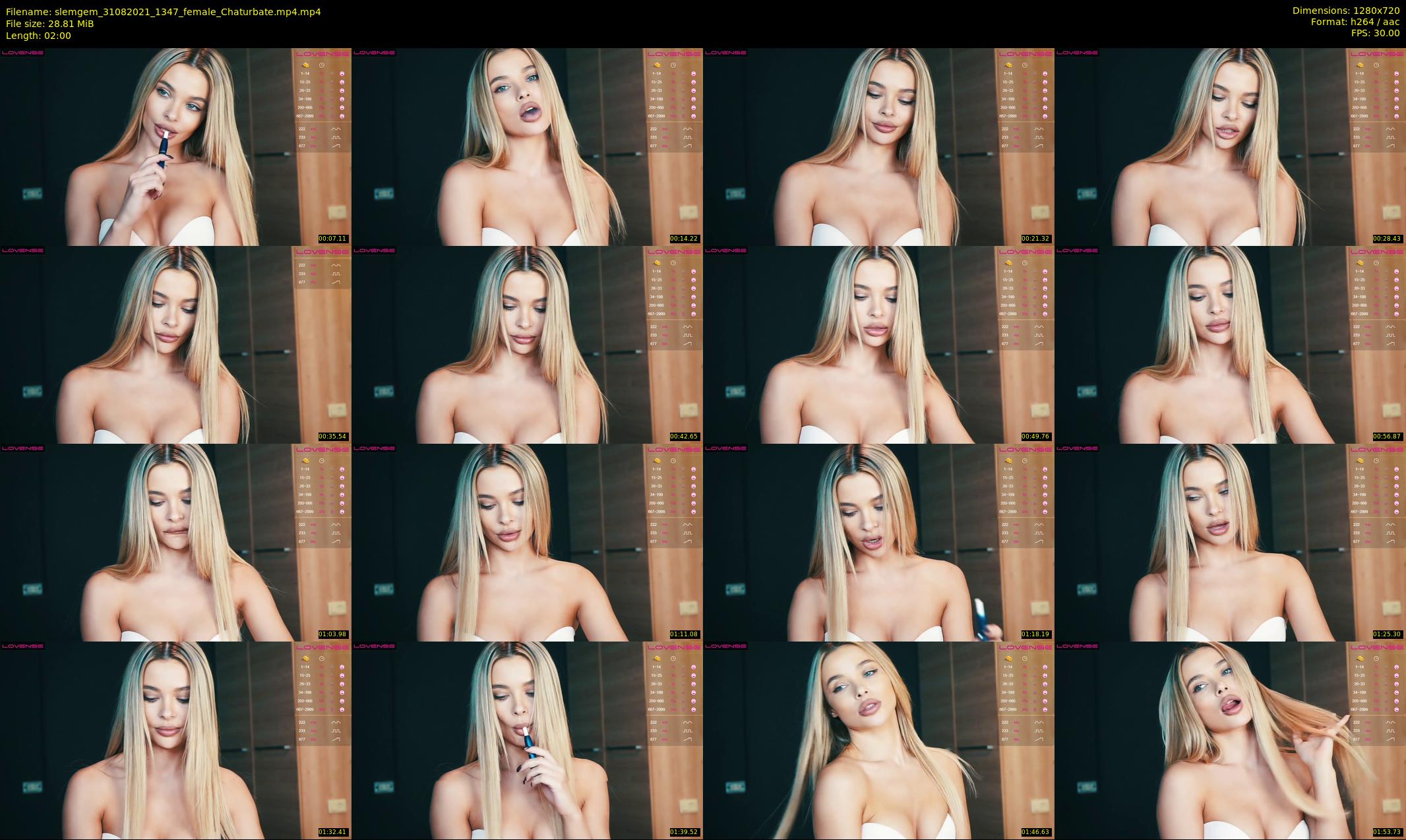 slemgem — 2 minute Chaturbate couple cam show recording, 720p, Aug 31, 2021