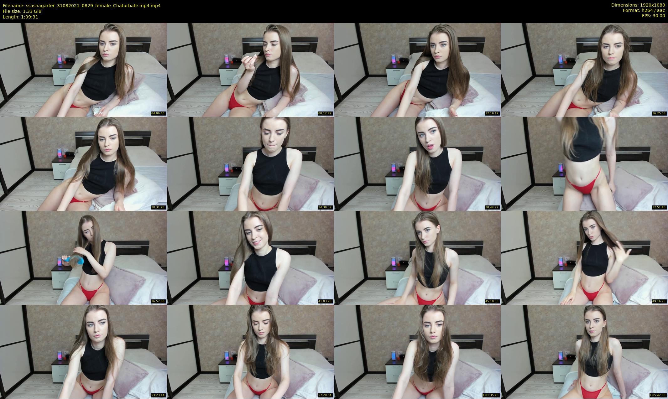 ssashagarter — 70 minute Chaturbate female cam show recording, 1080p, Aug 31, 2021