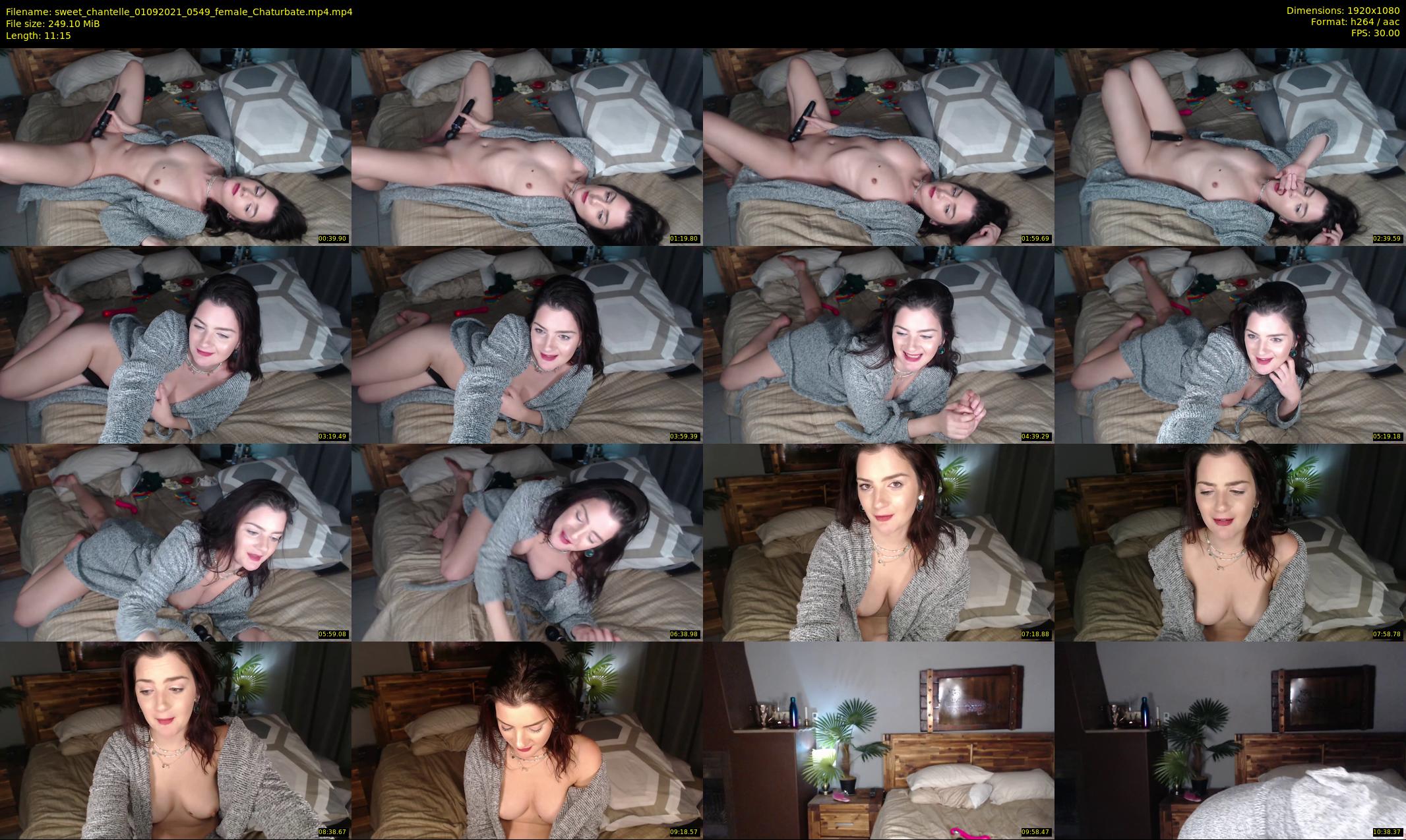 sweet_chantelle — 12 minute Chaturbate female cam show recording, 1080p, Sep 1, 2021