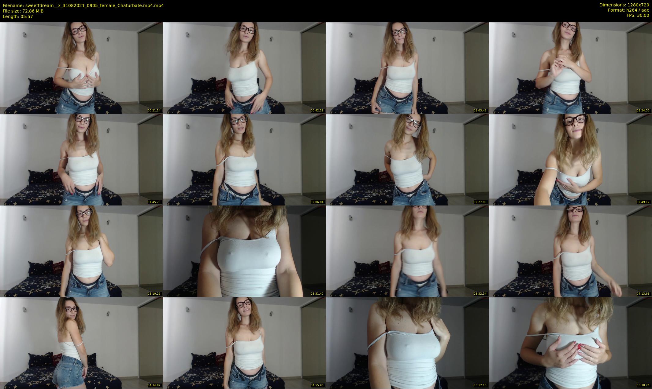 sweettdream__x — 6 minute Chaturbate female cam show recording, 720p, Aug 31, 2021