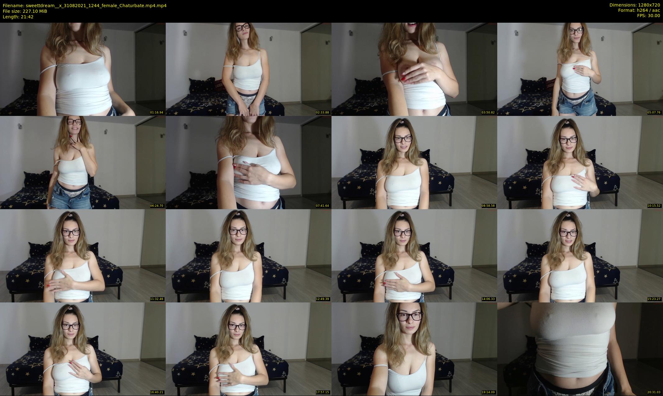 sweettdream__x — 22 minute Chaturbate female cam show recording, 720p, Aug 31, 2021