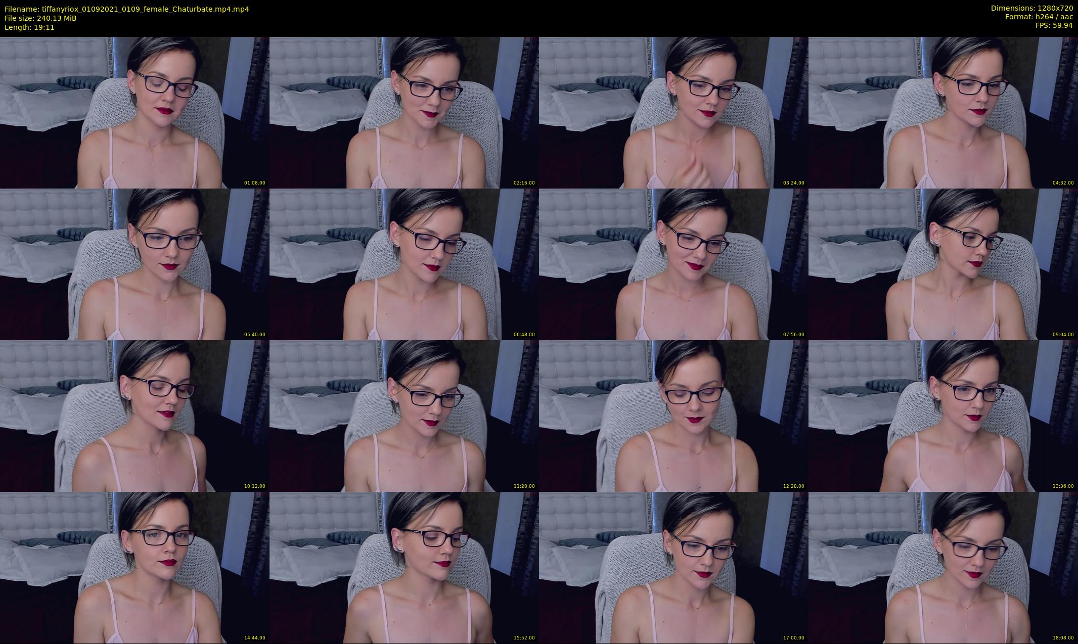 tiffanyriox — 20 minute Chaturbate female cam show recording, 720p, Sep 1, 2021