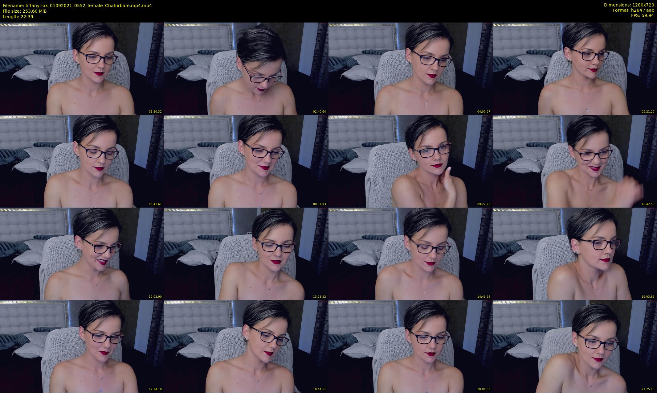 tiffanyriox — 23 minute Chaturbate female cam show recording, 720p, Sep 1, 2021