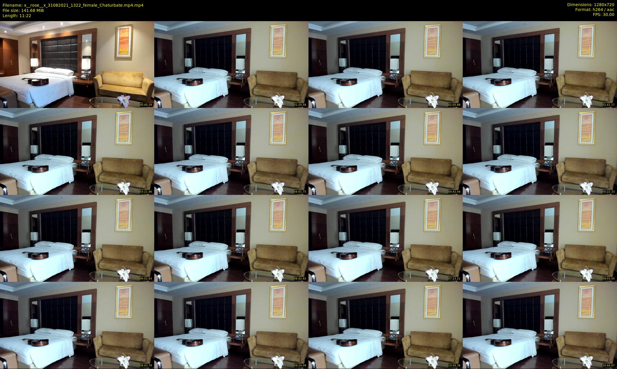 x__rose__x — 12 minute Chaturbate female cam show recording, 720p, Aug 31, 2021