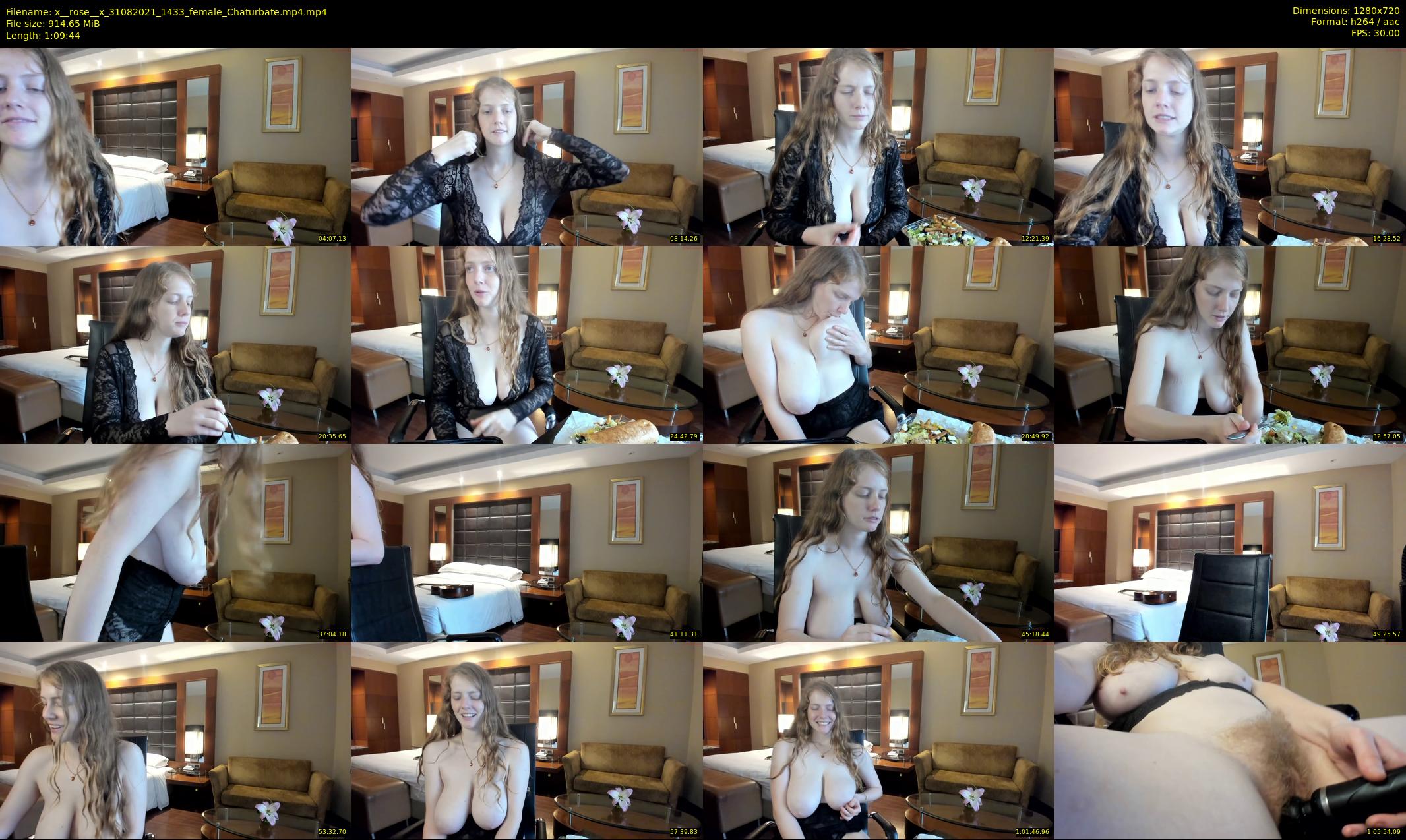 x__rose__x — 70 minute Chaturbate female cam show recording, 720p, Aug 31, 2021
