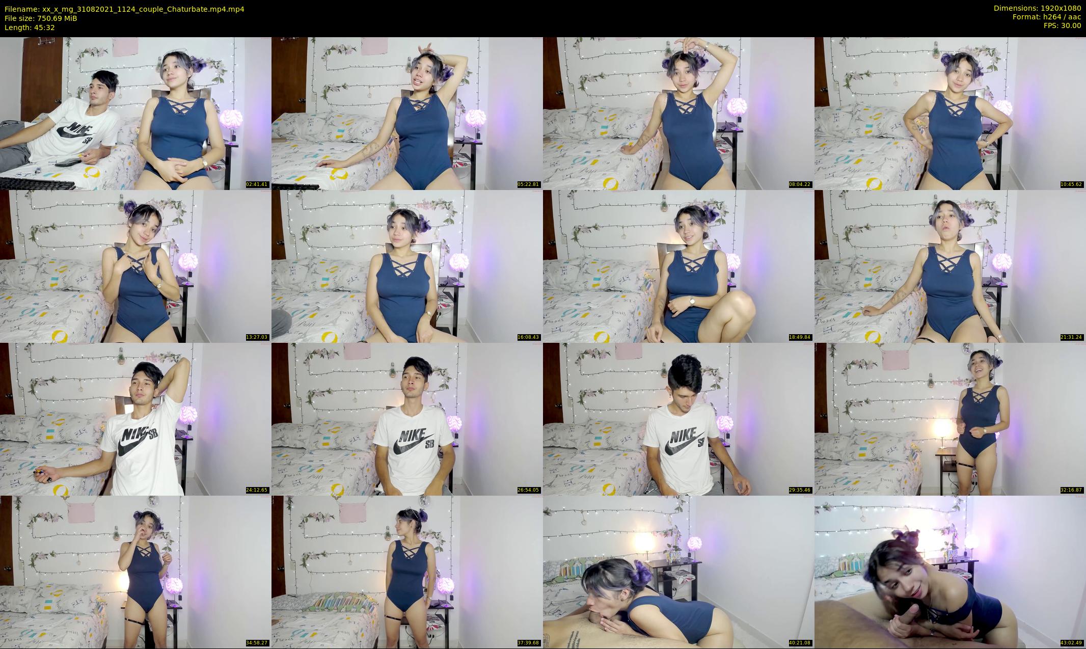 xx_x_mg — 46 minute Chaturbate couple cam show recording, 1080p, Aug 31, 2021